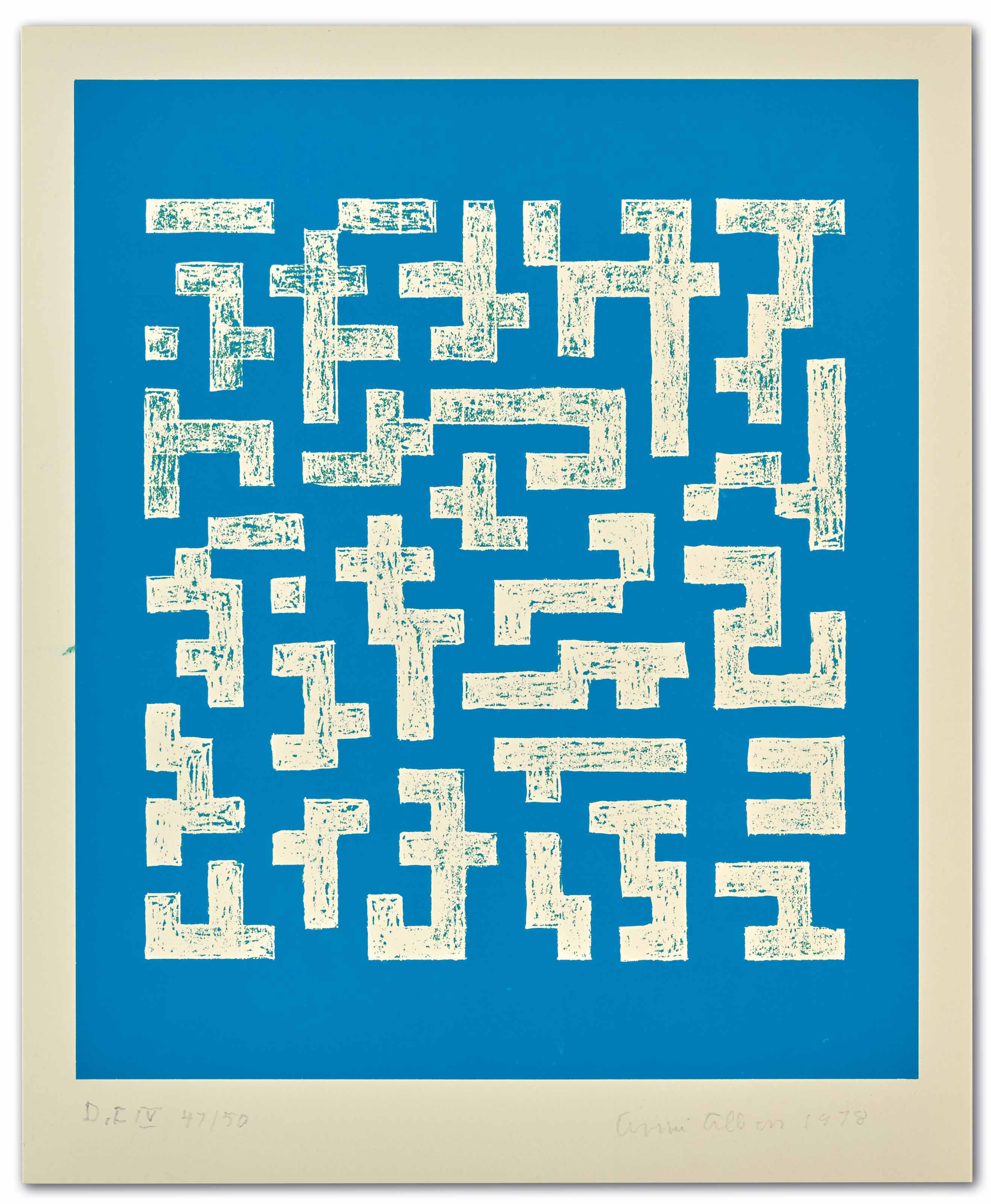 Anni Albers — Двойной оттиск IV
