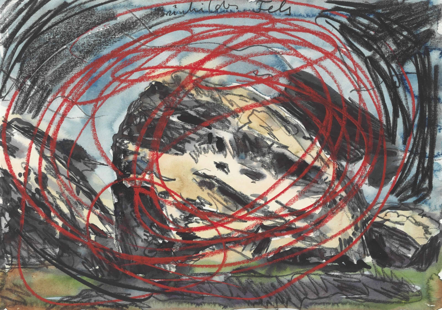 Anselm Kiefer — Фельс Брунхильды (скала Брунхильды)