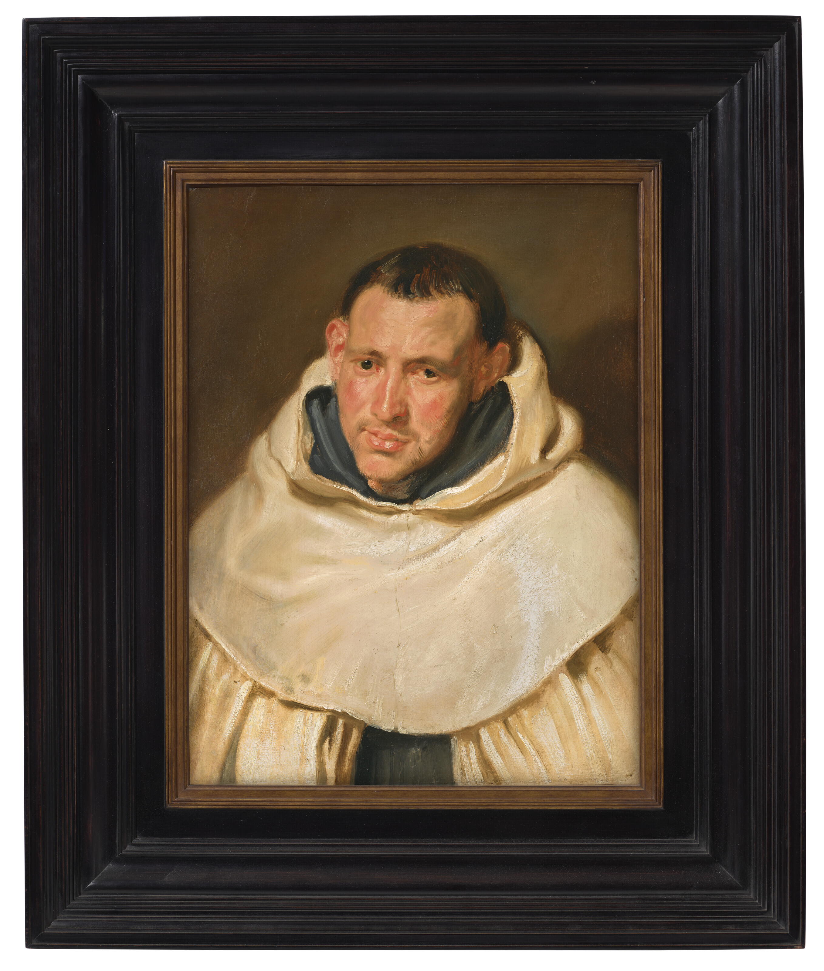 Anthony van Dyck — Портрет монаха-кармелита, голова и плечи, изображение 2