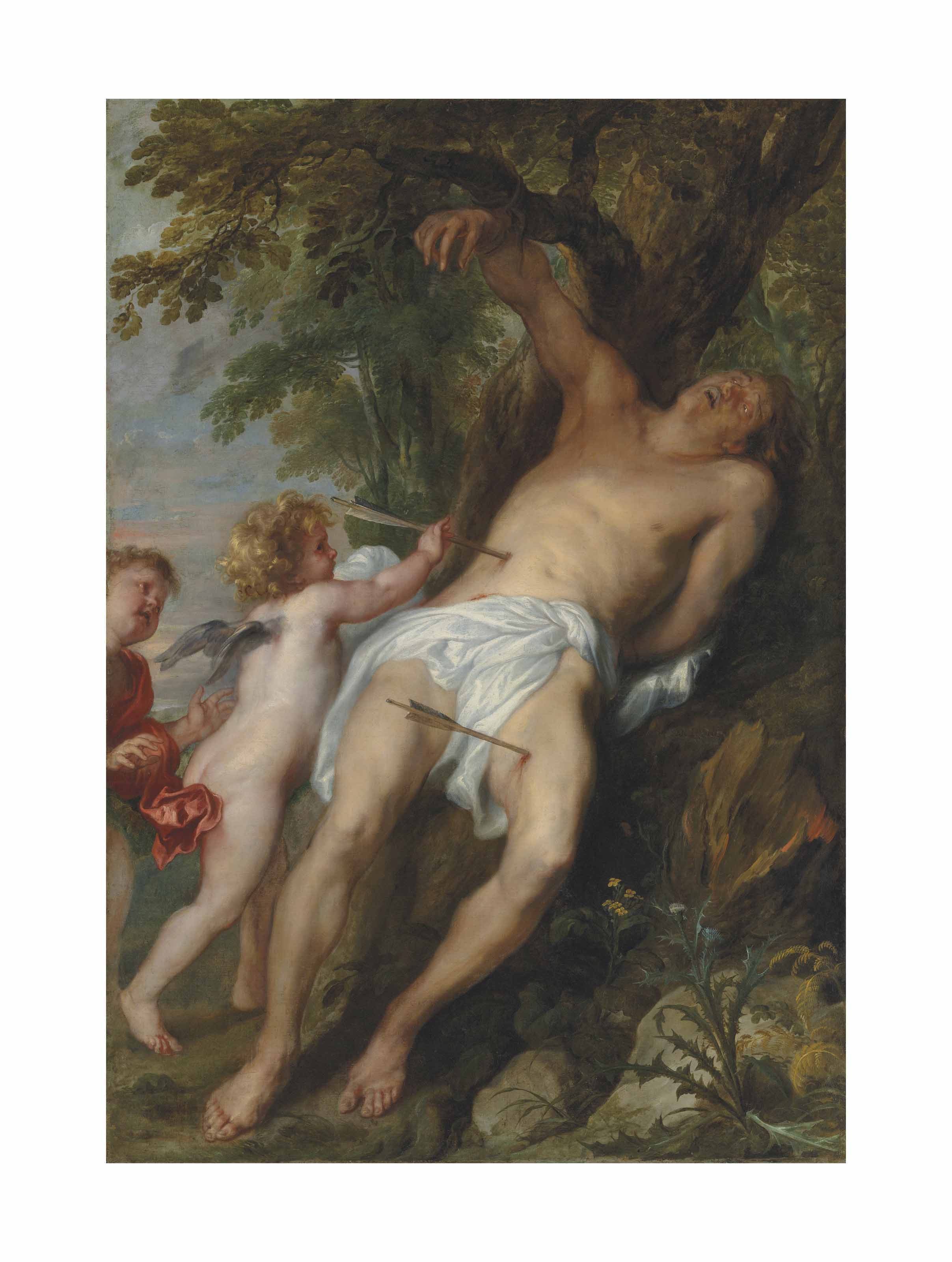 Anthony van Dyck — Святой Себастьян после своего тяжелого испытания
