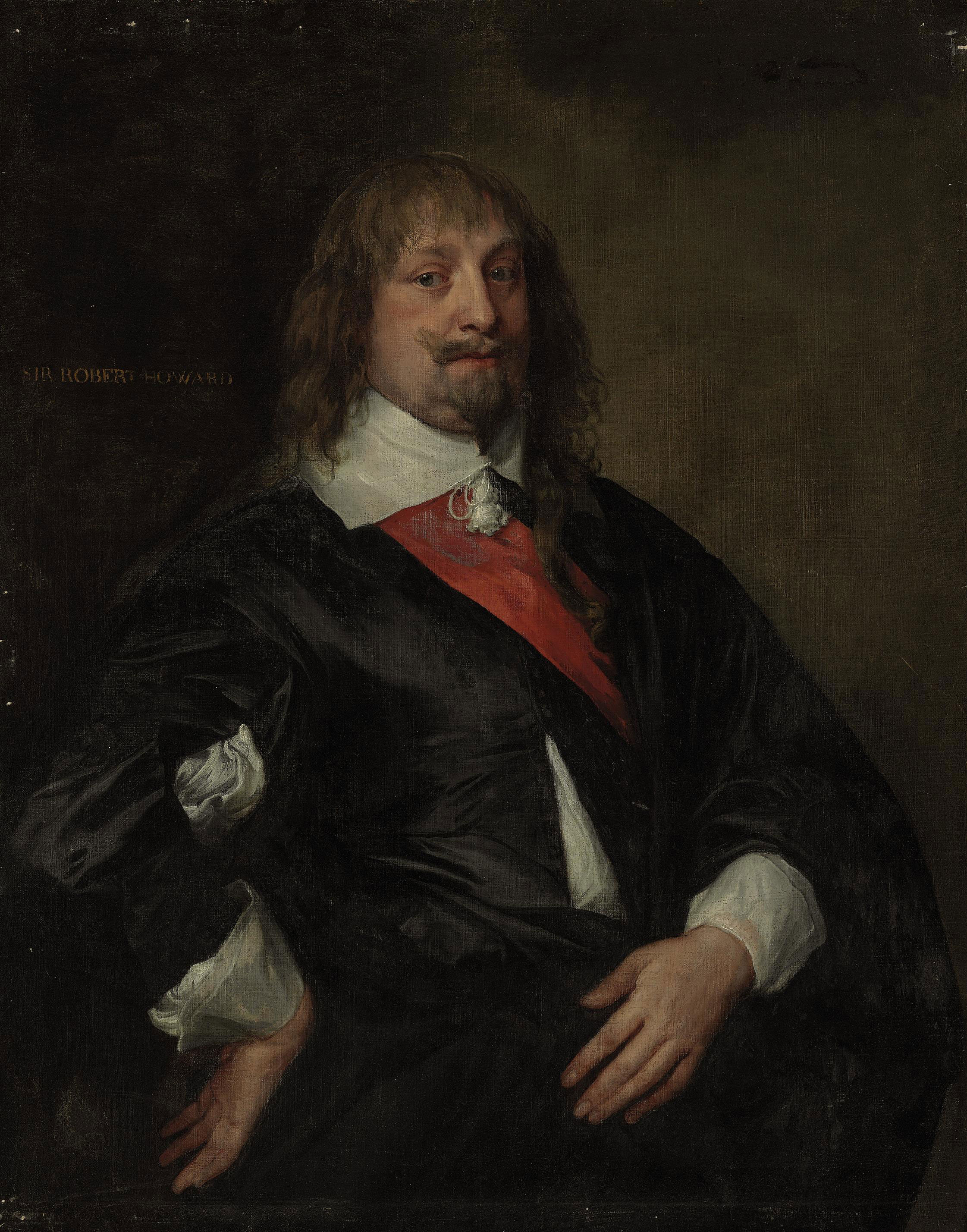 Anthony van Dyck — Портрет сэра Роберта Говарда, К.Б. (1626-1698), поясной