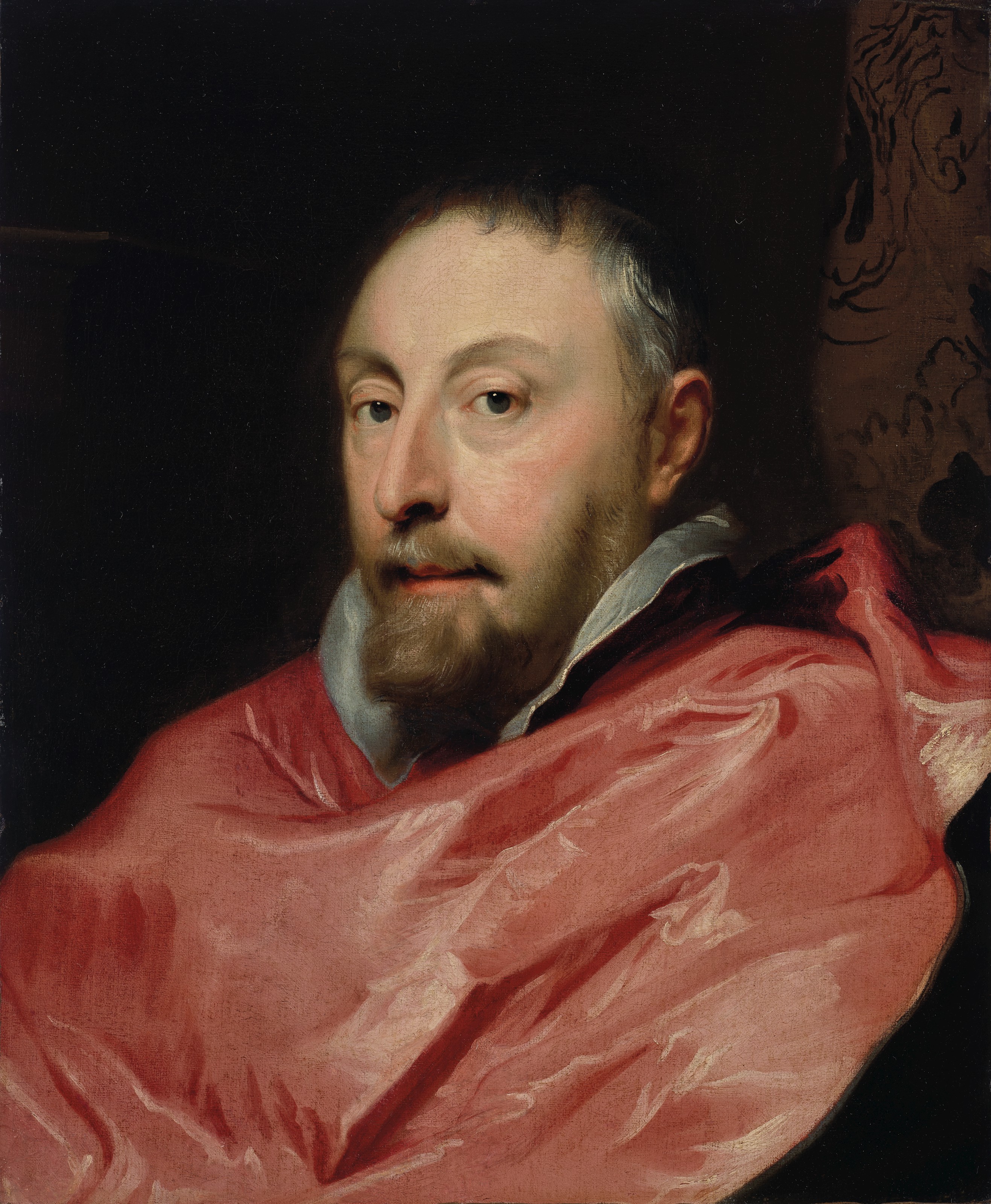 Anthony van Dyck — Портрет Антониуса Триеста (1576-1657), епископа Гентского, во весь рост