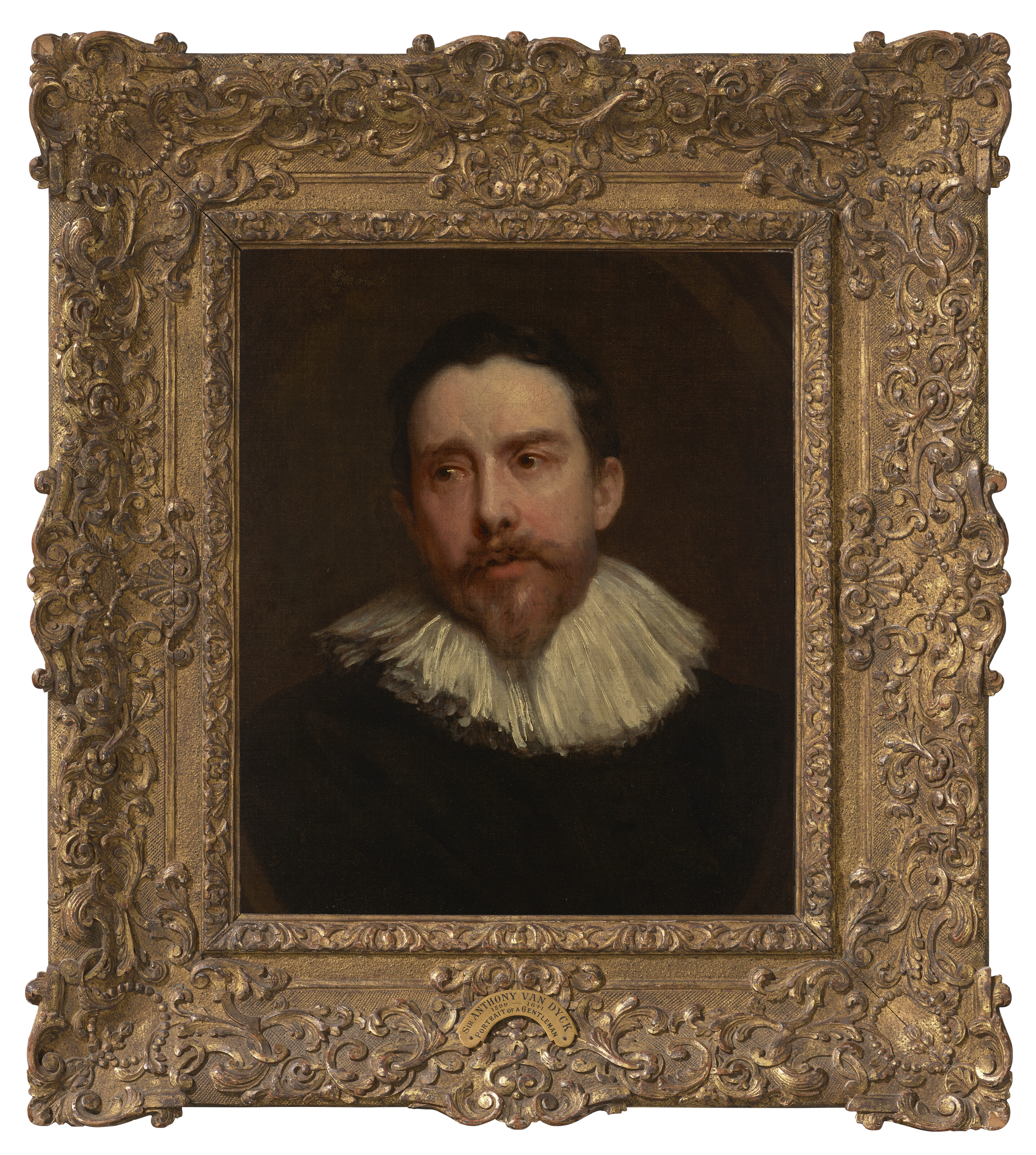 Anthony van Dyck — Портрет мужчины, длиной до груди, в оборке, изображение 2