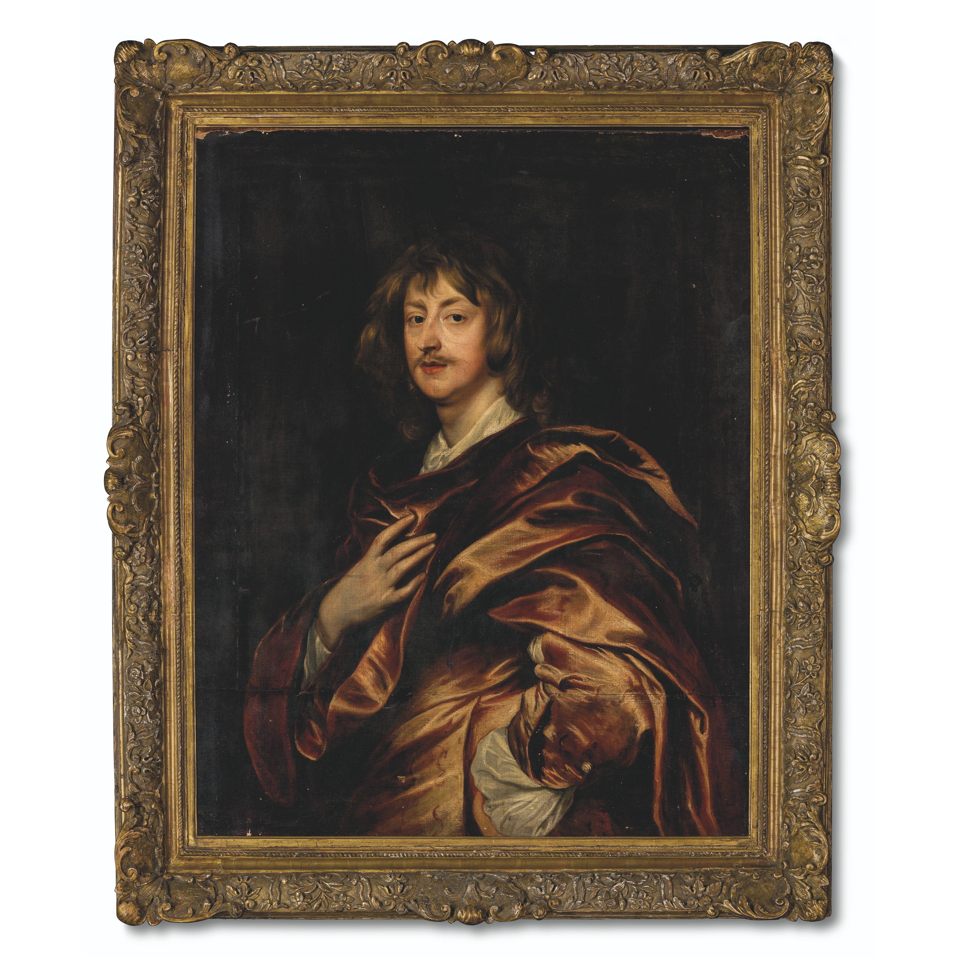 Anthony van Dyck — Портрет Джорджа, лорда Дигби, впоследствии 2-го графа Бристоля (1612-1677), в полный рост, с красновато-коричневой накидкой
