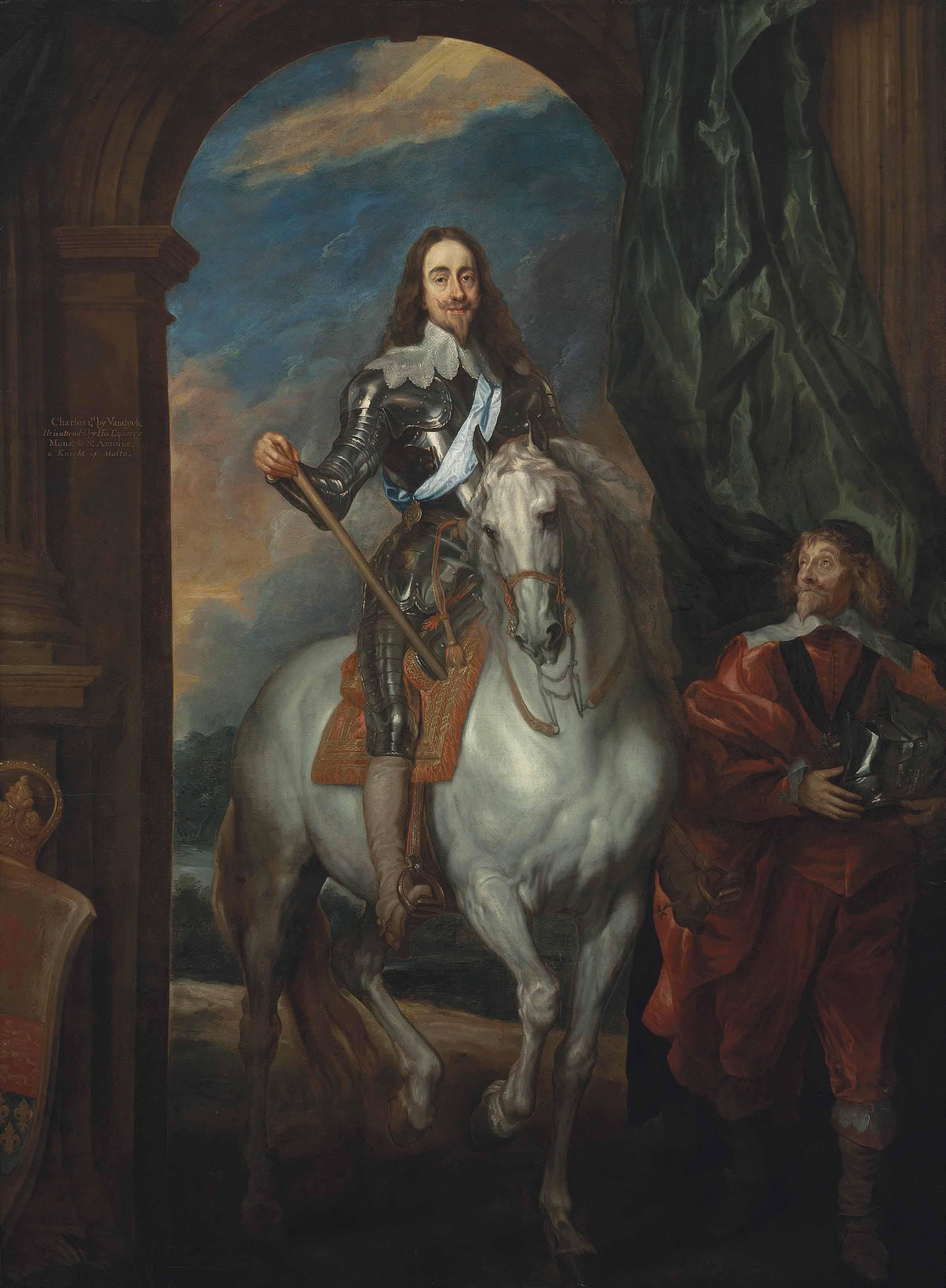 Anthony van Dyck — Король Карл I с месье де Сент-Антуаном