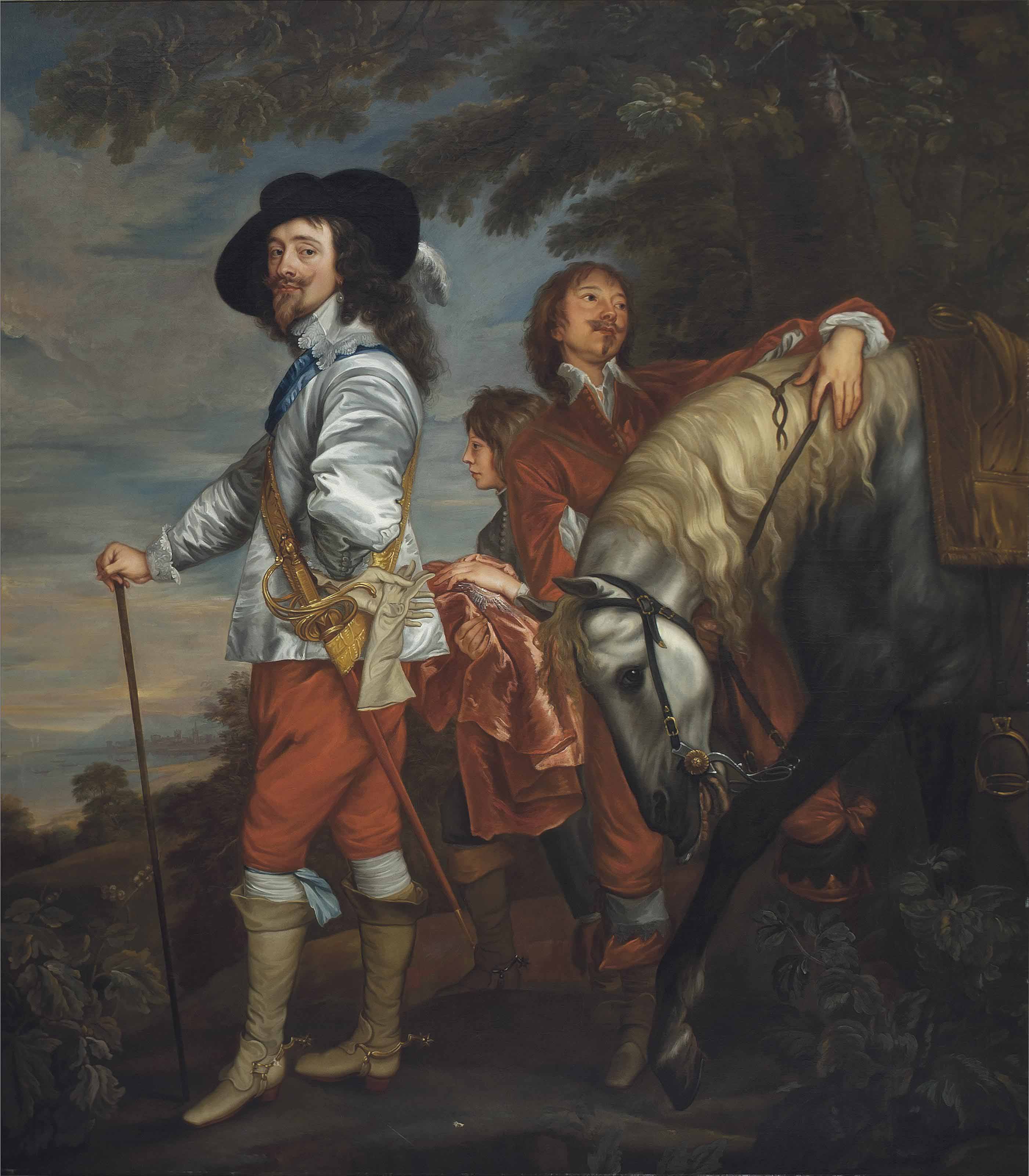 Anthony van Dyck — Карл I на охоте с лордом Гамильтоном