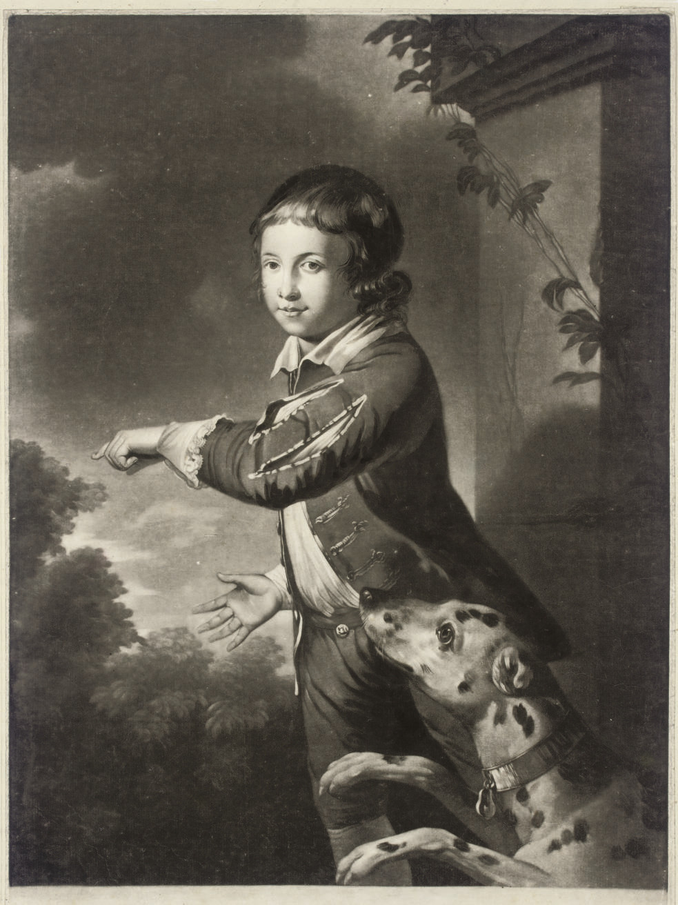 Anthony van Dyck — Рембрандт; Франческо Ди Кенуа по прозвищу иль Фьямминго; Фьямминго; Питер Лели; сэр Энтони Ван-Дейк; Любовница Рафаэля; Бенджамин Уэст, член Общественной палаты; миссис Уэст и ее сын; Мастер Кеттл и его собака; сэр Джошуа Рейнольдс, член Общественной палаты; мастер Ван Блик; Мисс Ван Блик; Джозеф Райт, Р.А.; Джон Джеймс Одюбон; Джон Хоппнер, Р.А.; и сын Карло Ванлоо
