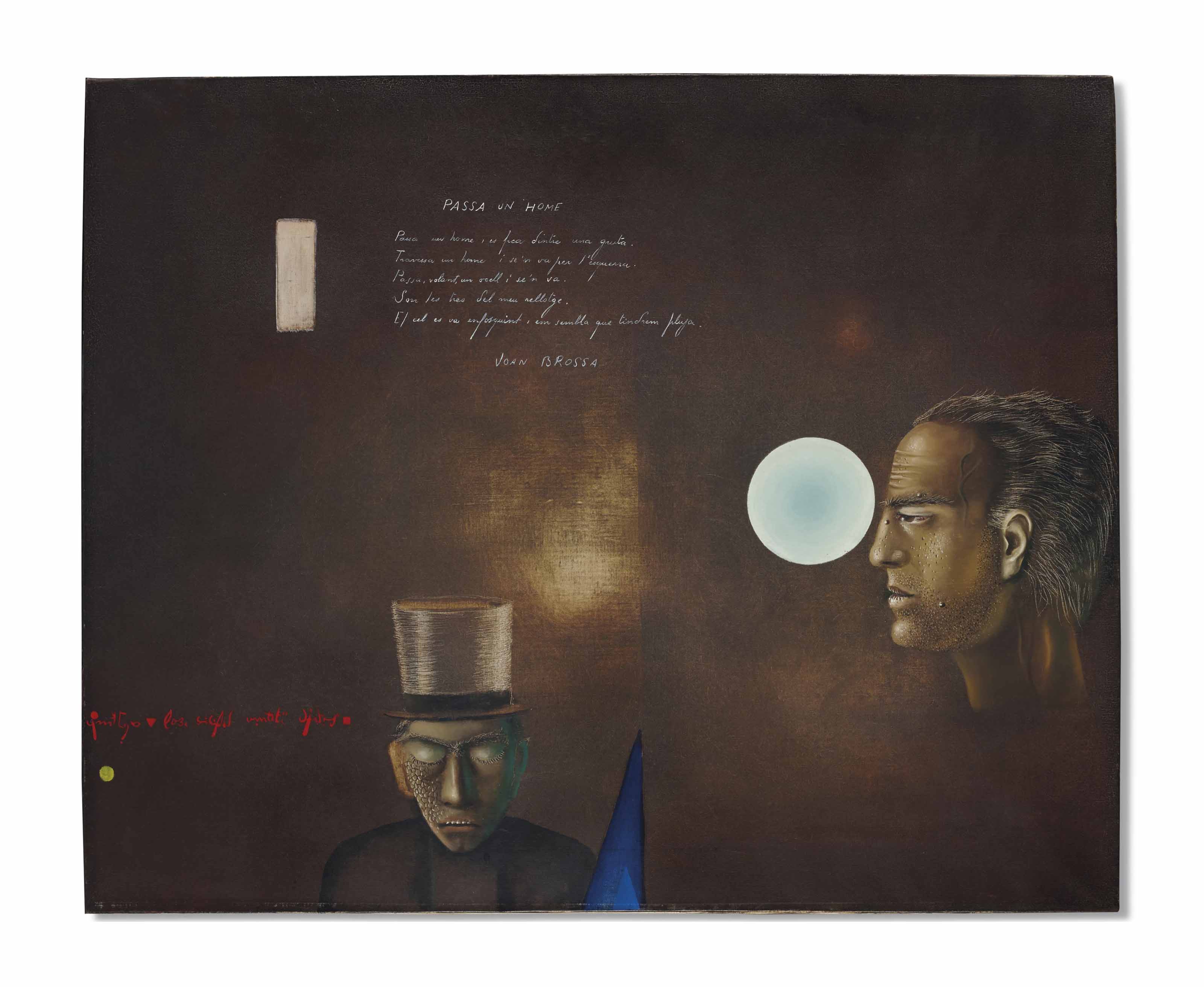 Antoni Tàpies — Присутствующие кабальеро (господа присутствующие)