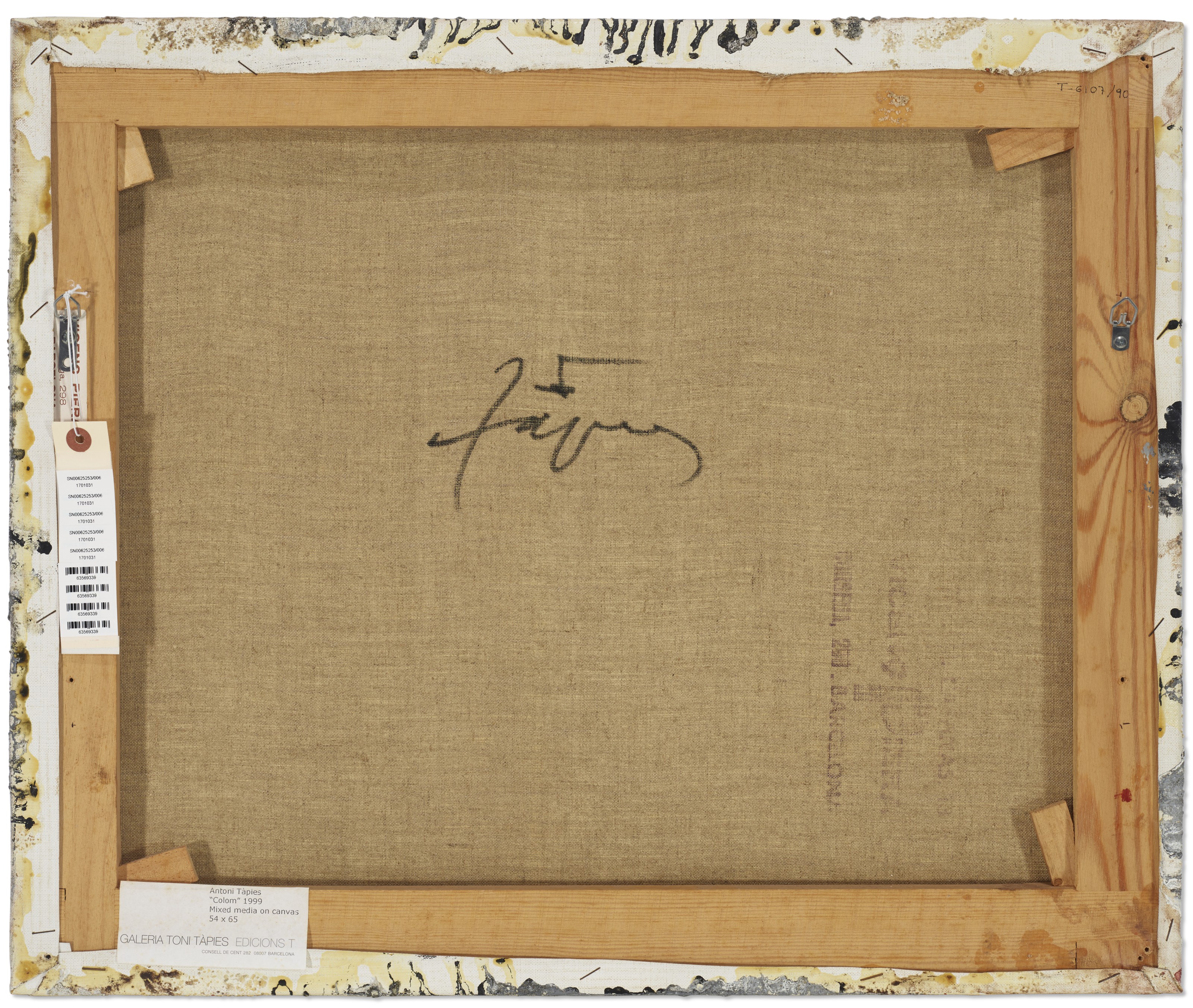 Antoni Tàpies — Колом, изображение 2