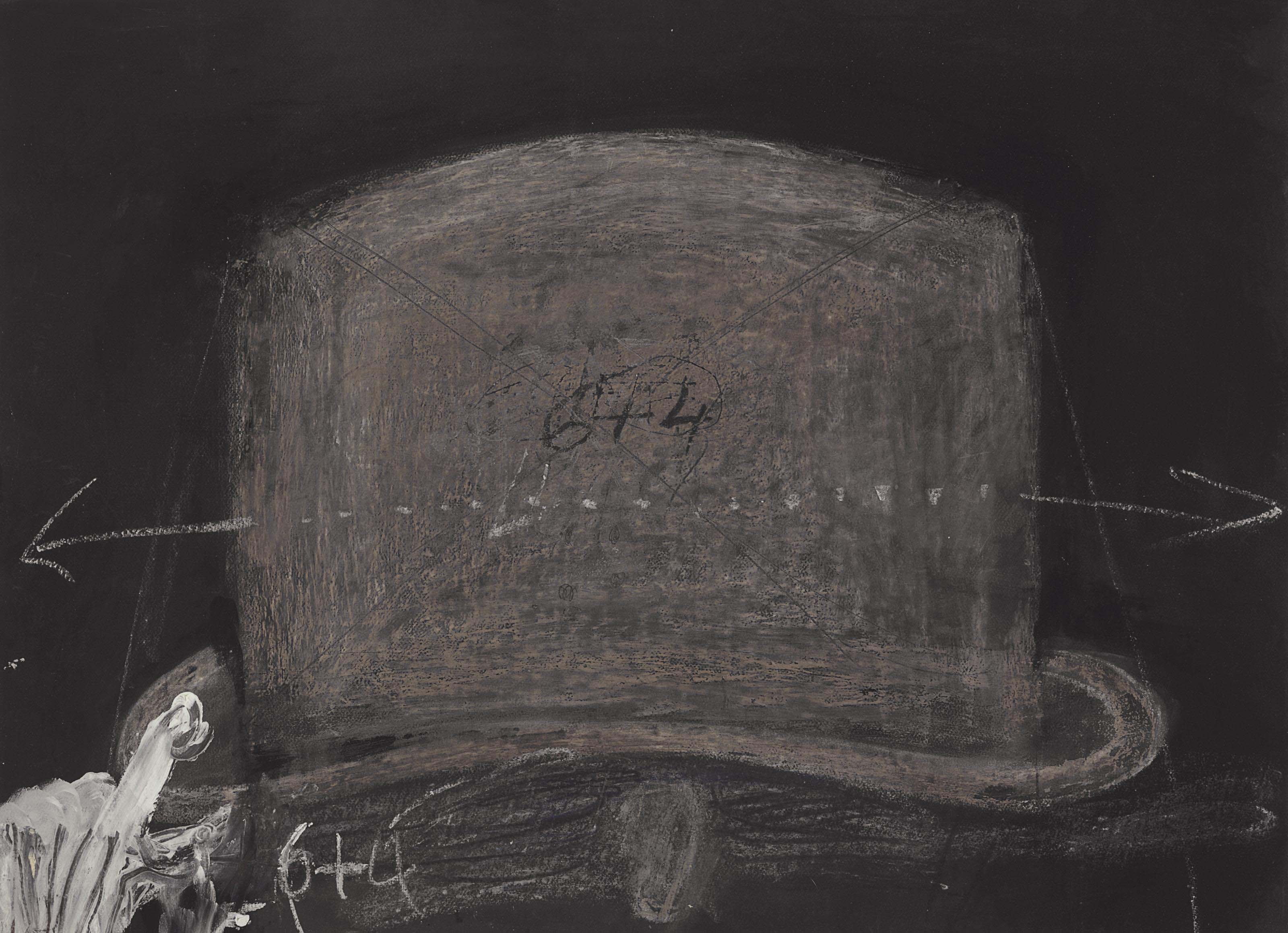 Antoni Tàpies — Композиция со шляпой