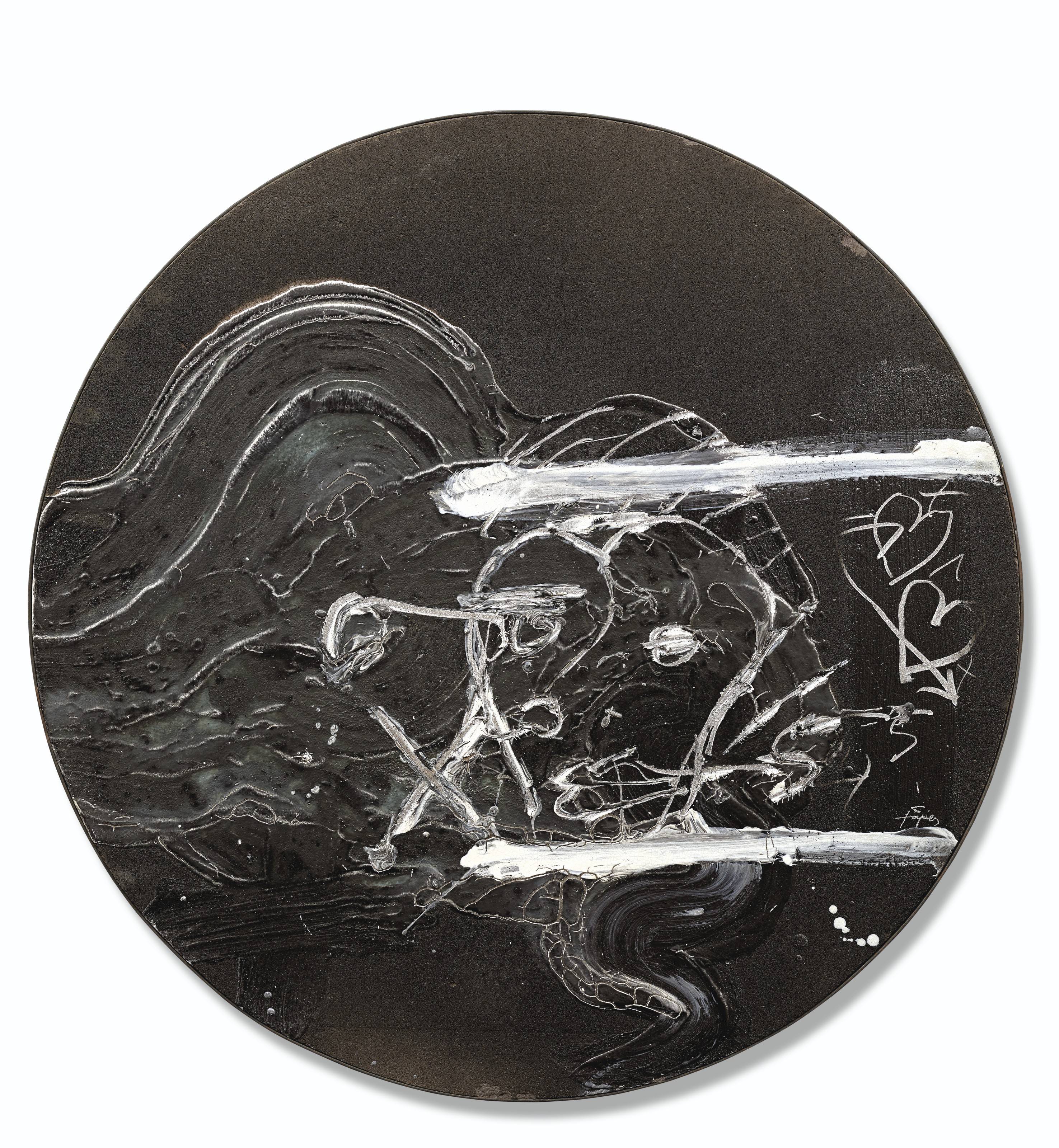 Antoni Tàpies — Граффити Cercle amb