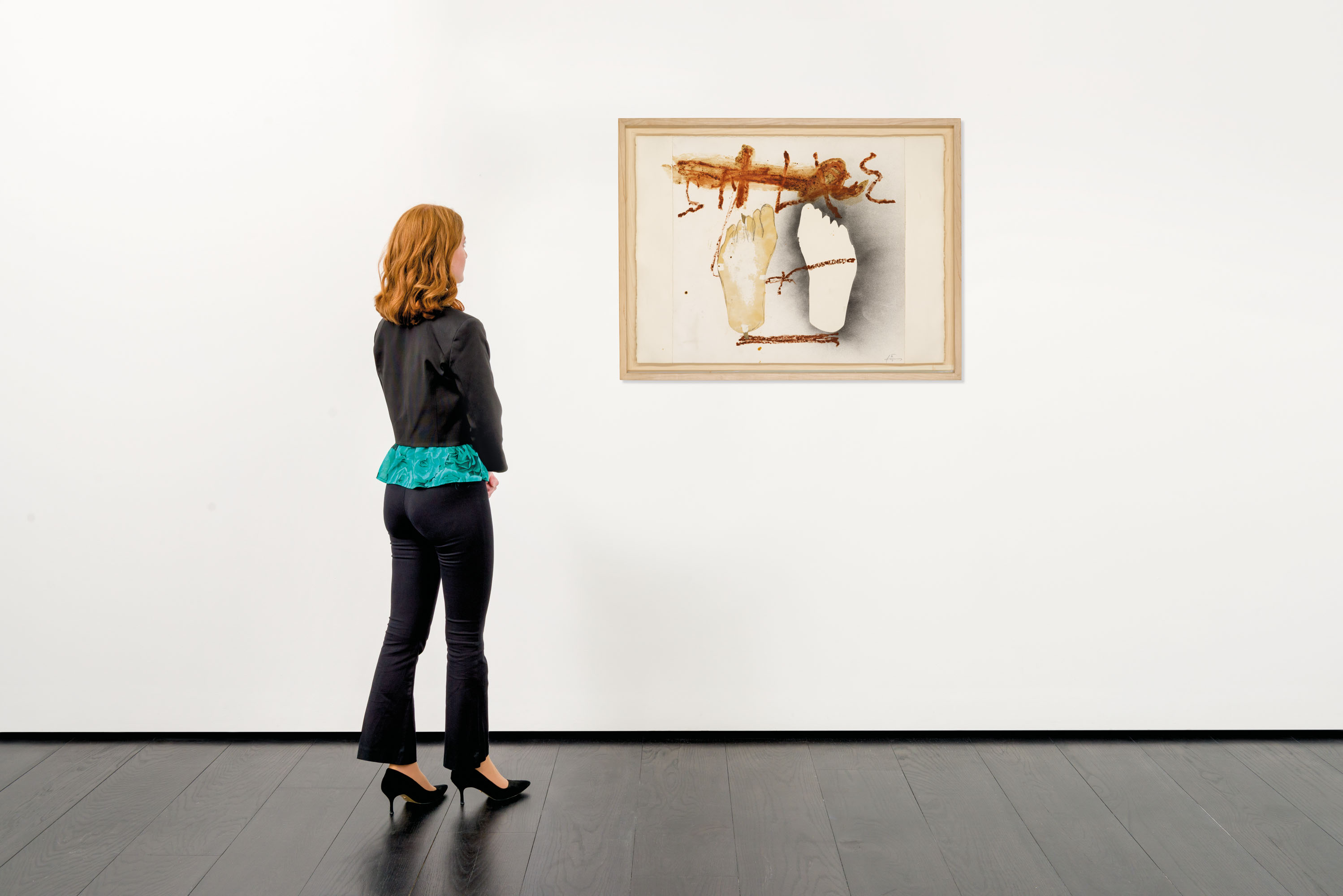 Antoni Tàpies — Дос пеус (два фута), изображение 2