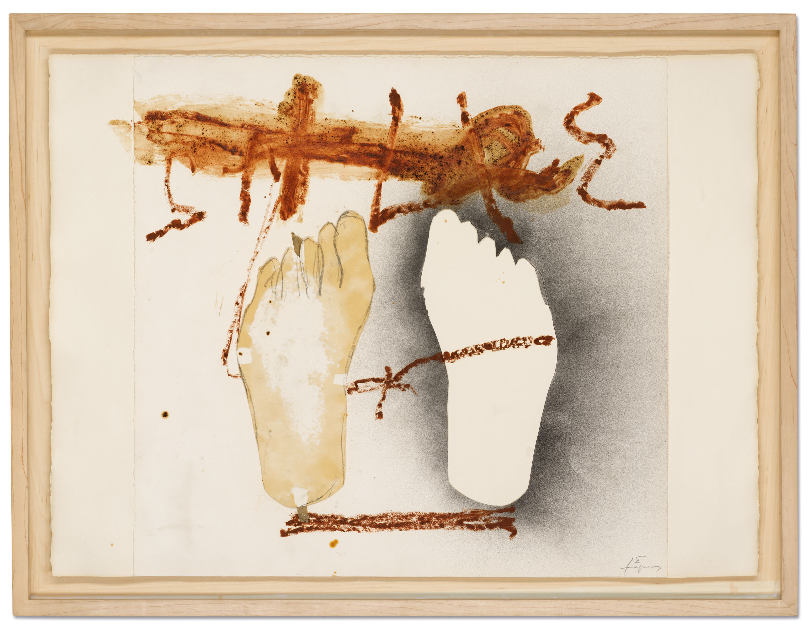 Antoni Tàpies — Дос пеус (два фута), изображение 3