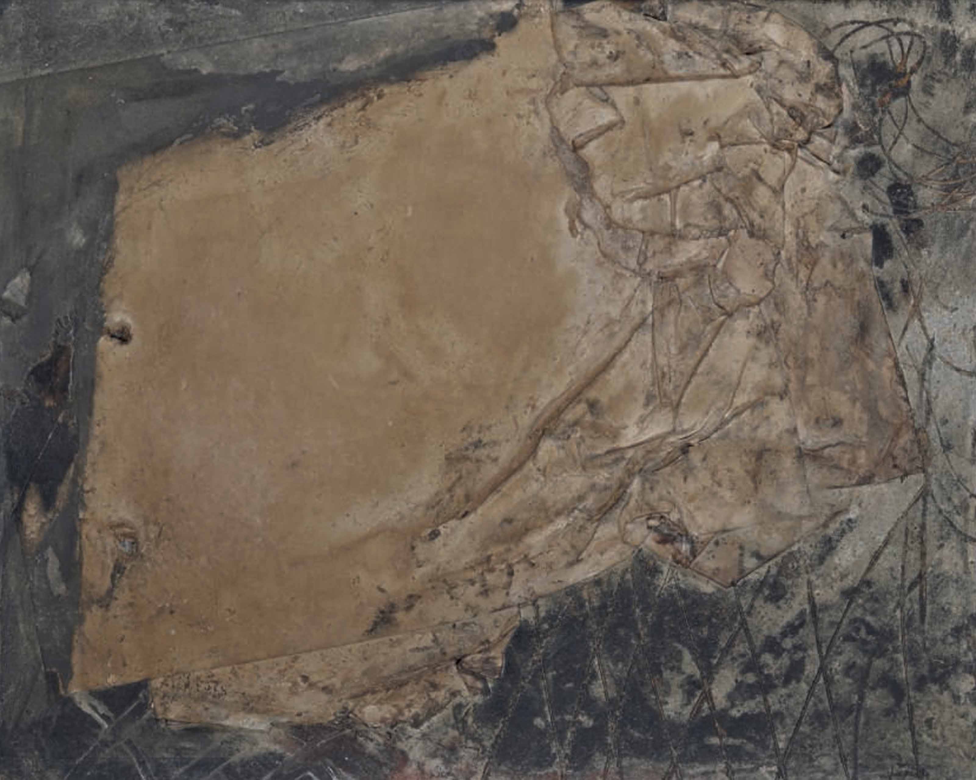 Antoni Tàpies — Бювар поднялся, изображение 2