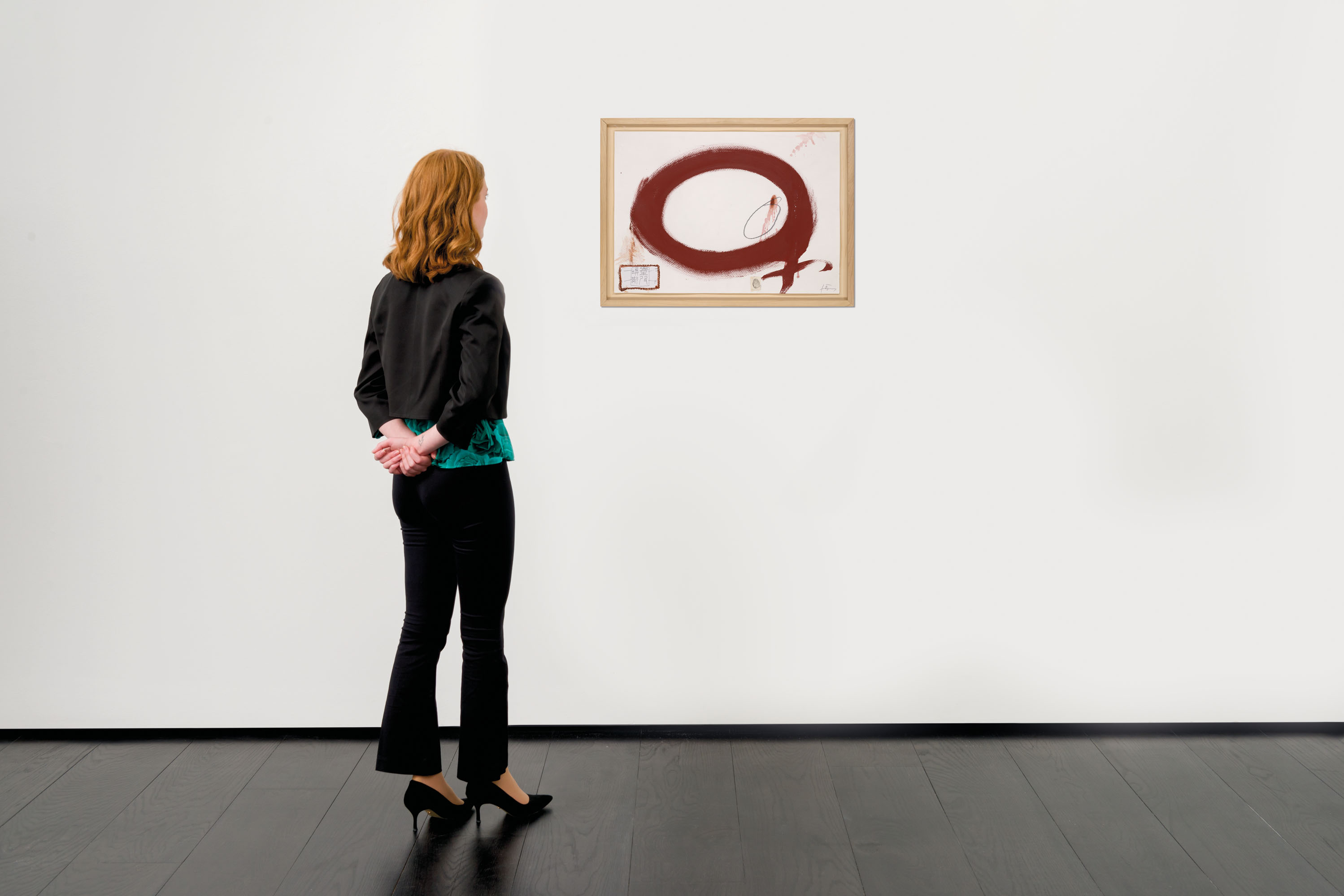 Antoni Tàpies — Cercle rogenc (Красноватый круг), изображение 2