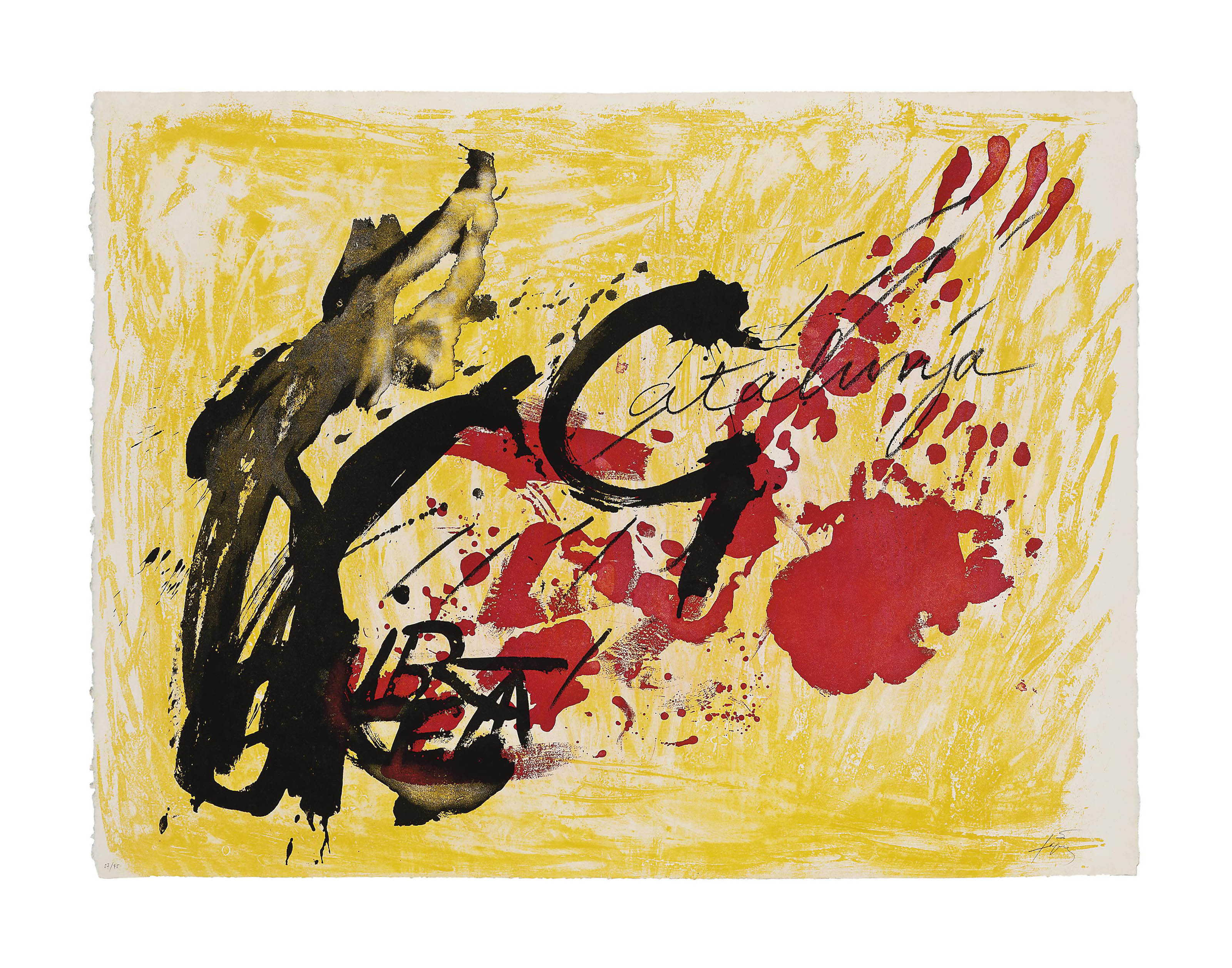 Antoni Tàpies — Каталонская сюита, Лас-Эстампас-де-ла-Комета; Густаво Гили, Барселона, 1972 (G. 302-306), изображение 5