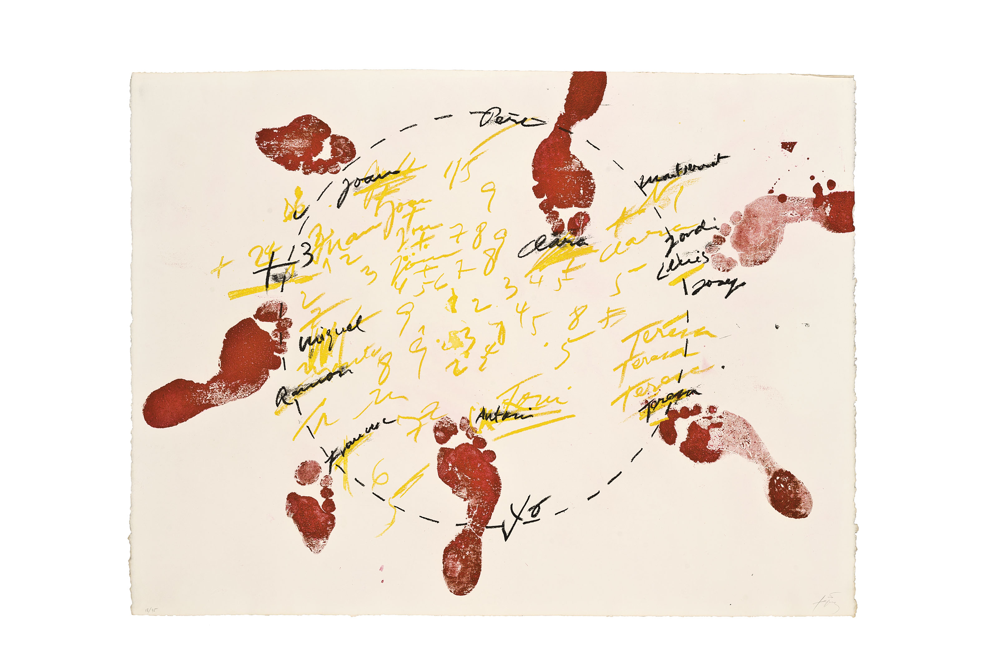 Antoni Tàpies — Каталонская сюита, Лас-Эстампас-де-ла-Комета; Густаво Гили, Барселона, 1972 (Гальфетти 302-306), изображение 2