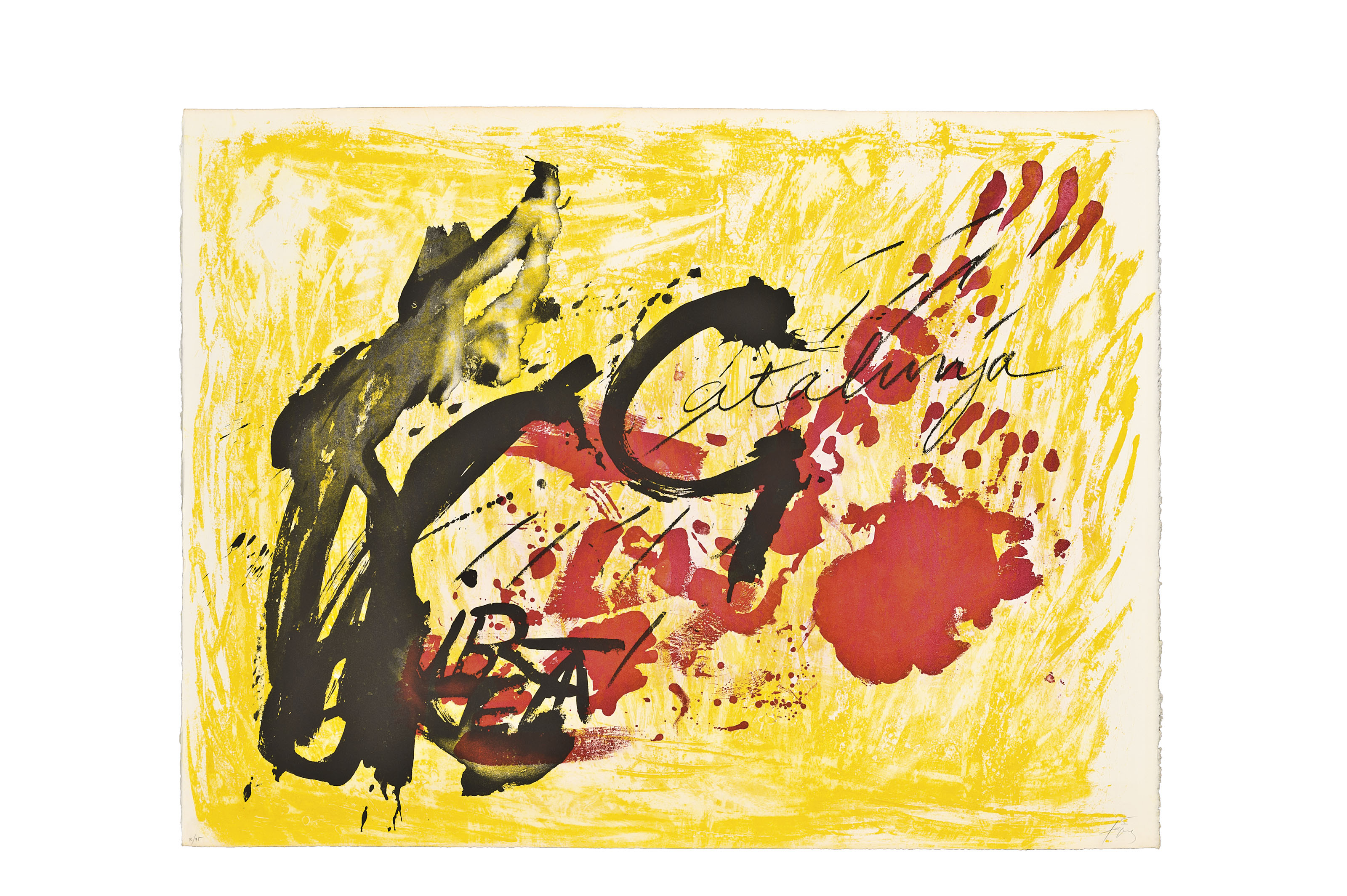 Antoni Tàpies — Каталонская сюита, Лас-Эстампас-де-ла-Комета; Густаво Гили, Барселона, 1972 (Гальфетти 302-306), изображение 3