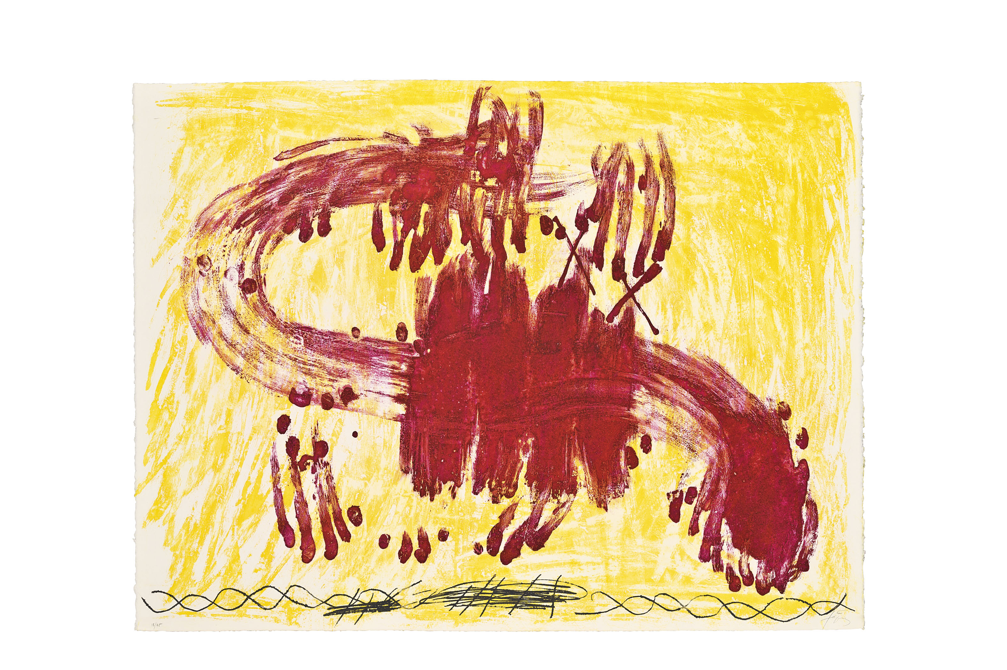 Antoni Tàpies — Каталонская сюита, Лас-Эстампас-де-ла-Комета; Густаво Гили, Барселона, 1972 (Гальфетти 302-306), изображение 4