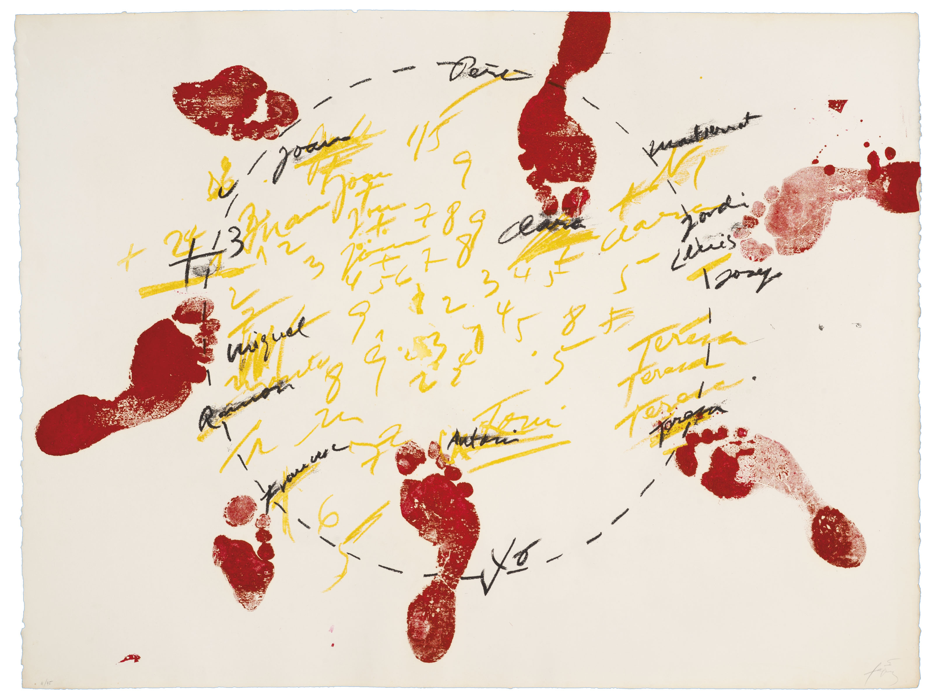Antoni Tàpies — Каталонская сюита, Лас-Эстампас-де-ла-Комета; Густаво Гили, Барселона, 1972 (Гальфетти 302-306), изображение 3