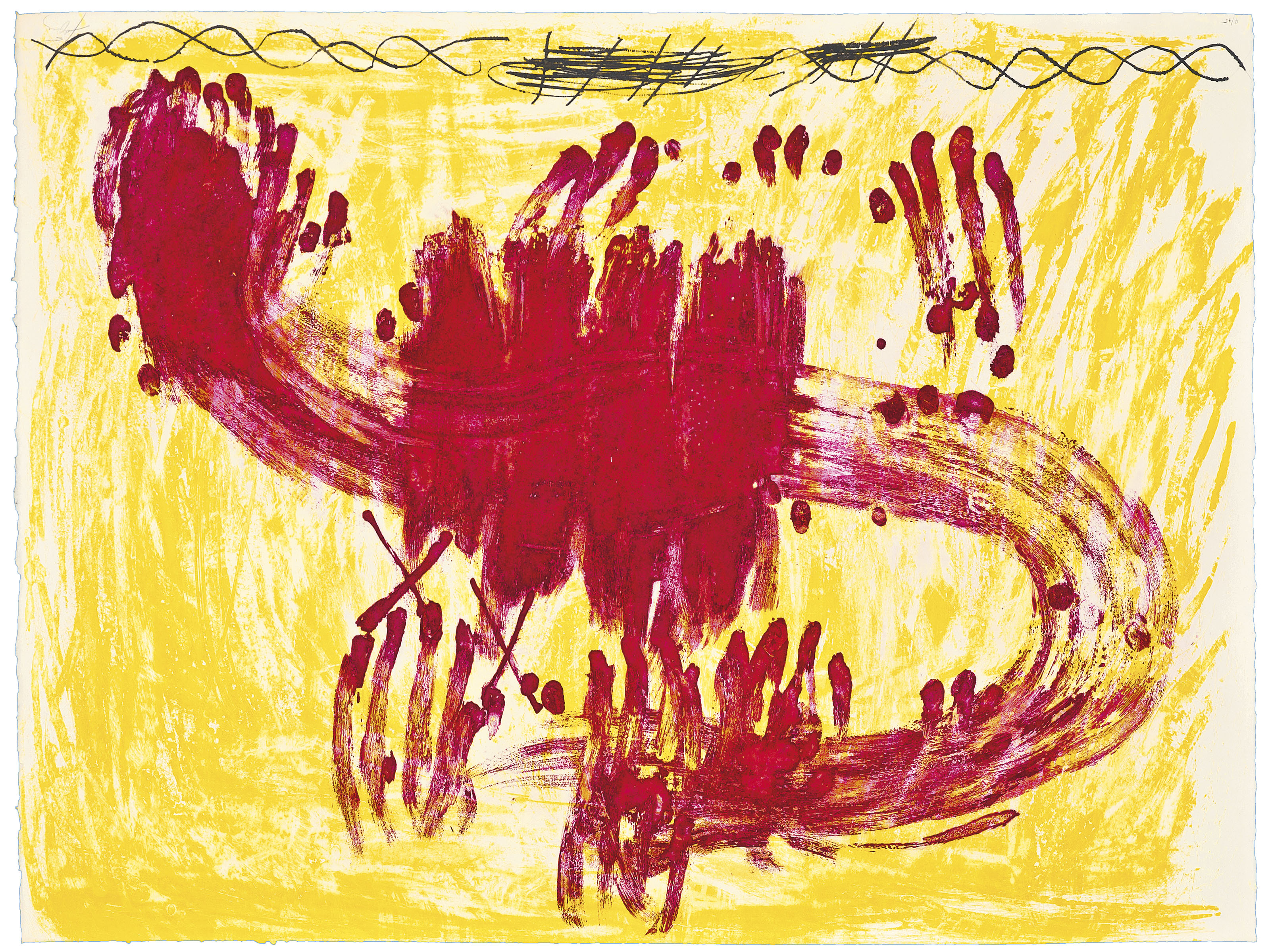 Antoni Tàpies — Каталонская сюита, Лас-Эстампас-де-ла-Комета; Густаво Гили, Барселона, 1972 (Гальфетти 302-306), изображение 4