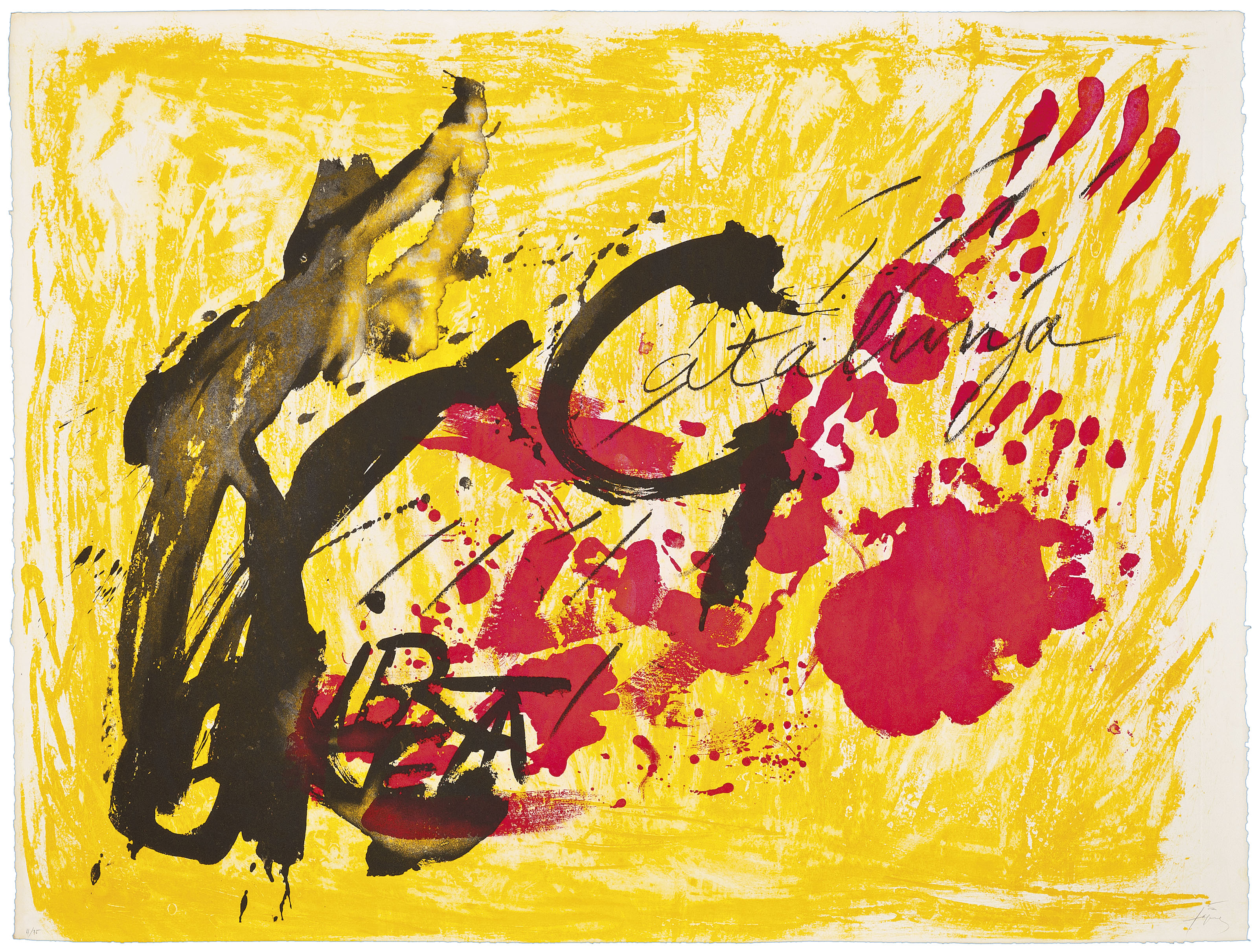 Antoni Tàpies — Каталонская сюита, Лас-Эстампас-де-ла-Комета; Густаво Гили, Барселона, 1972 (Гальфетти 302-306), изображение 5