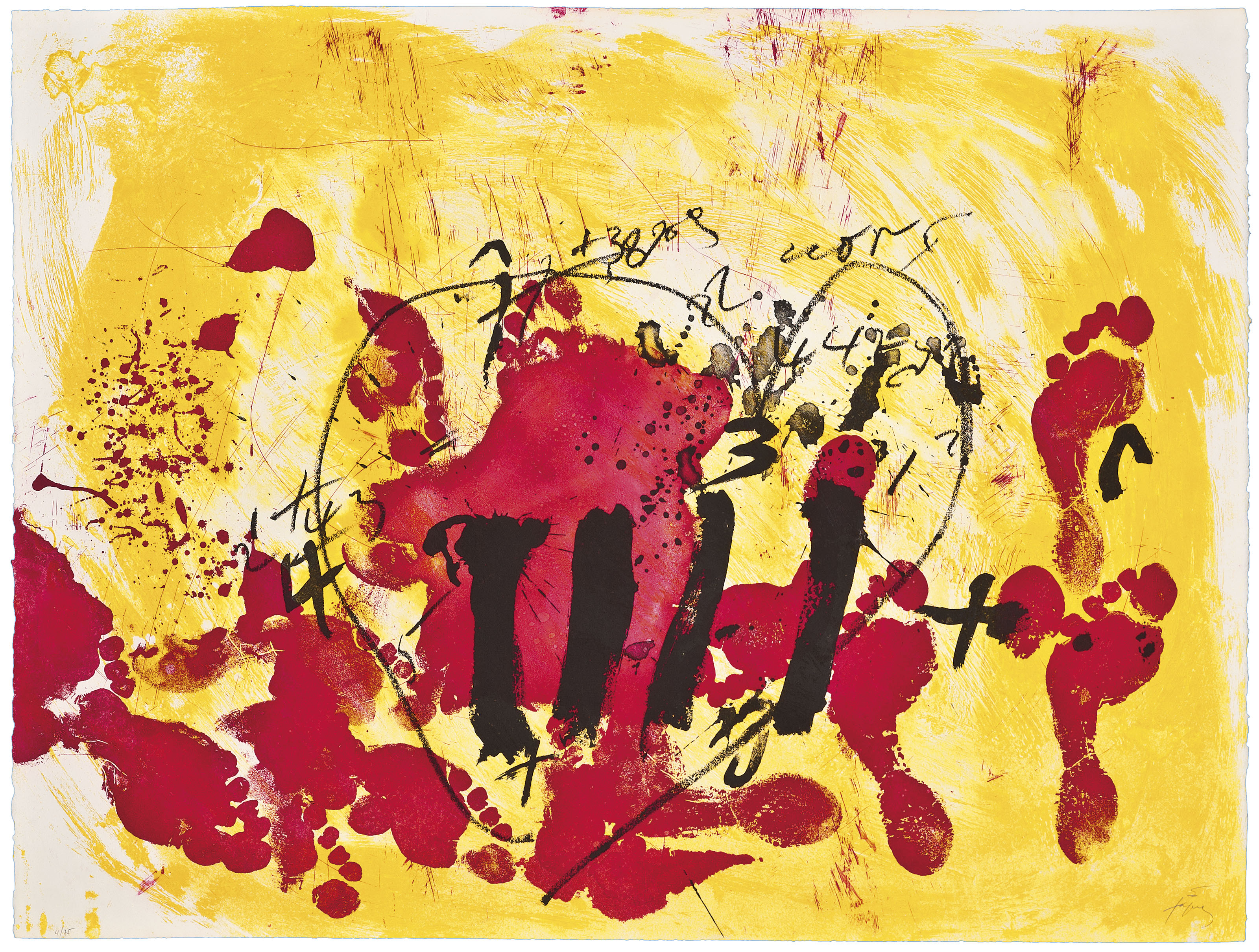 Antoni Tàpies — Каталонская сюита, Лас-Эстампас-де-ла-Комета; Густаво Гили, Барселона, 1972 (Гальфетти 302-306), изображение 6