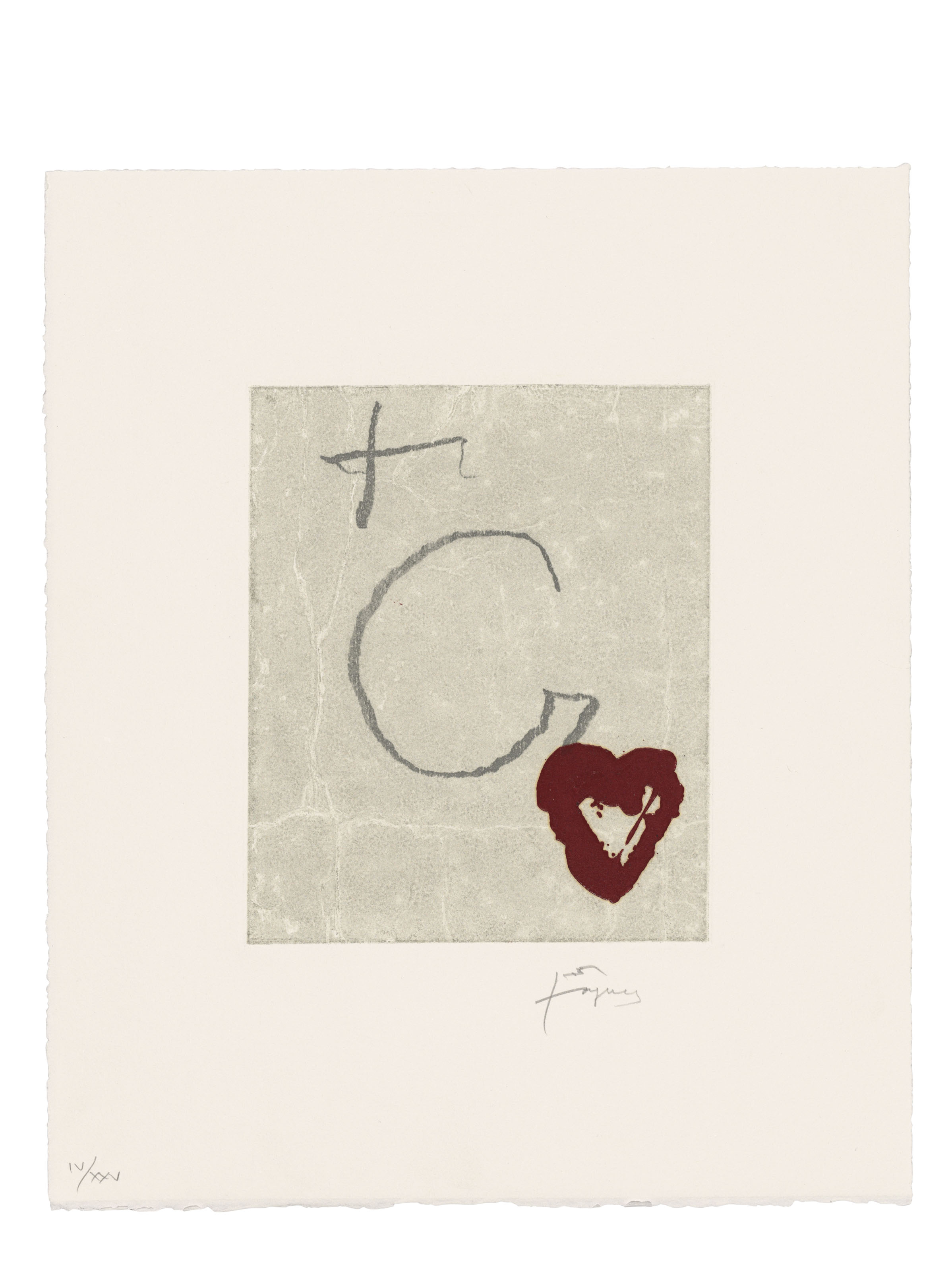 Antoni Tàpies — Без названия, изображение 4