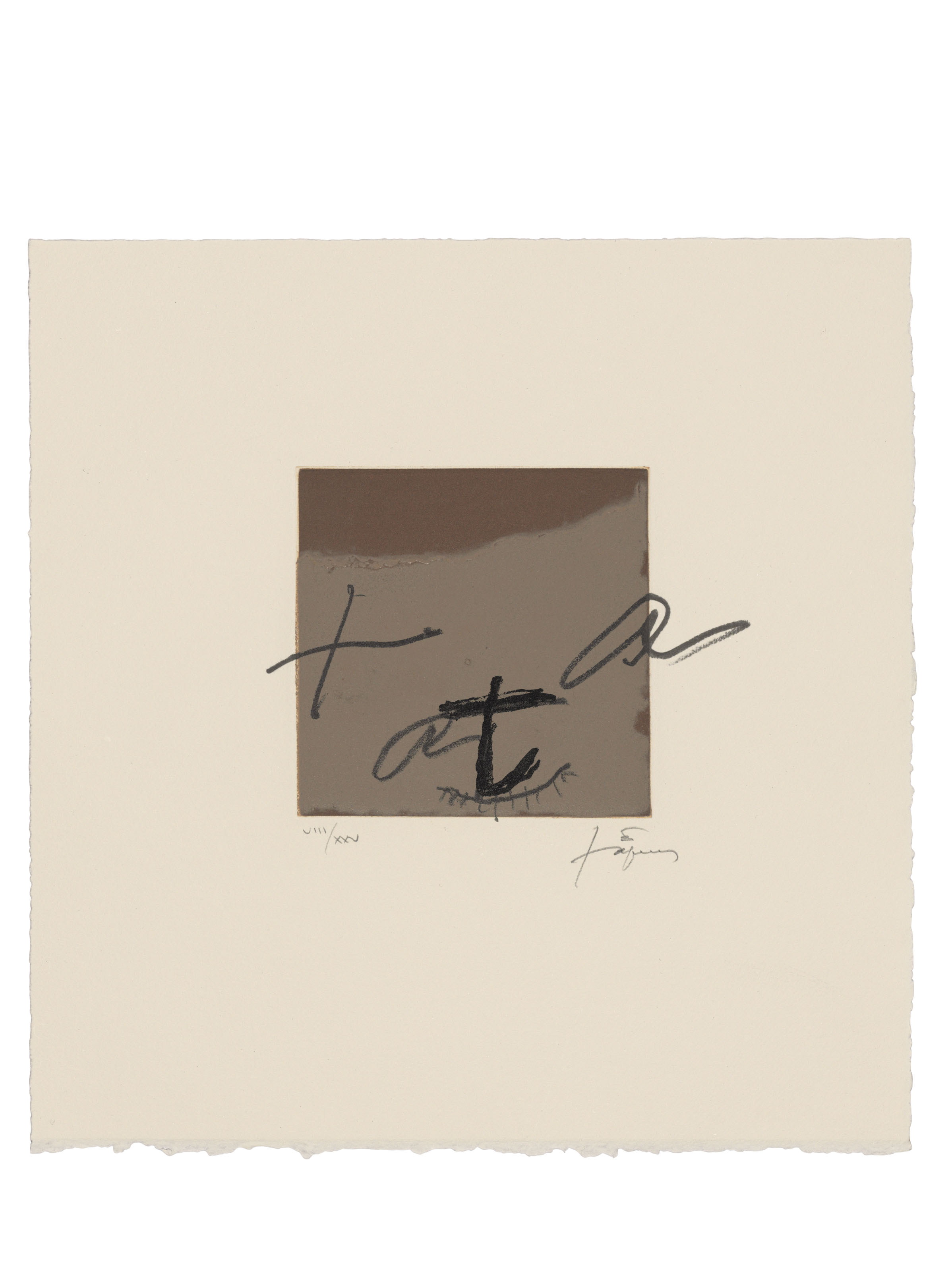 Antoni Tàpies — Без названия, изображение 6