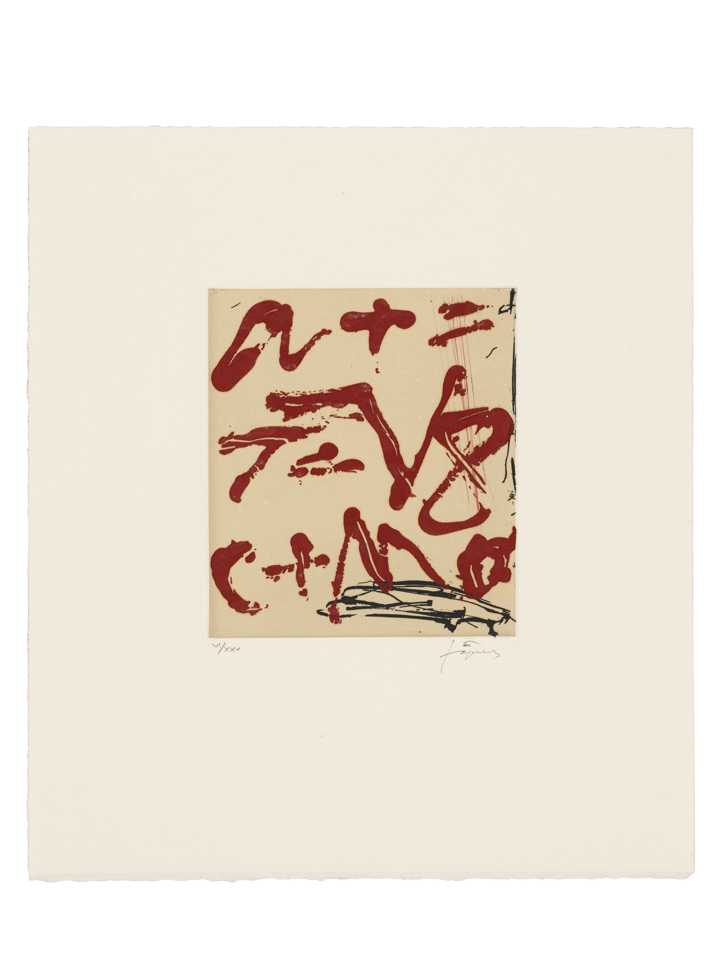 Antoni Tàpies — Без названия, изображение 10