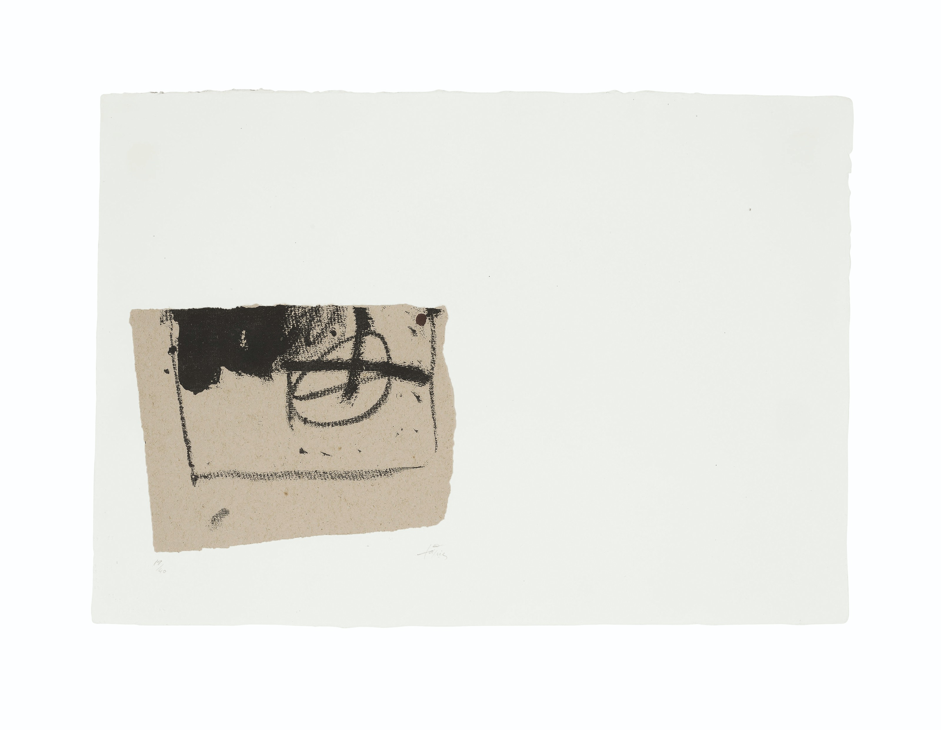 Antoni Tàpies — Эль-па-а-ла-барка : десять тарелок, изображение 2