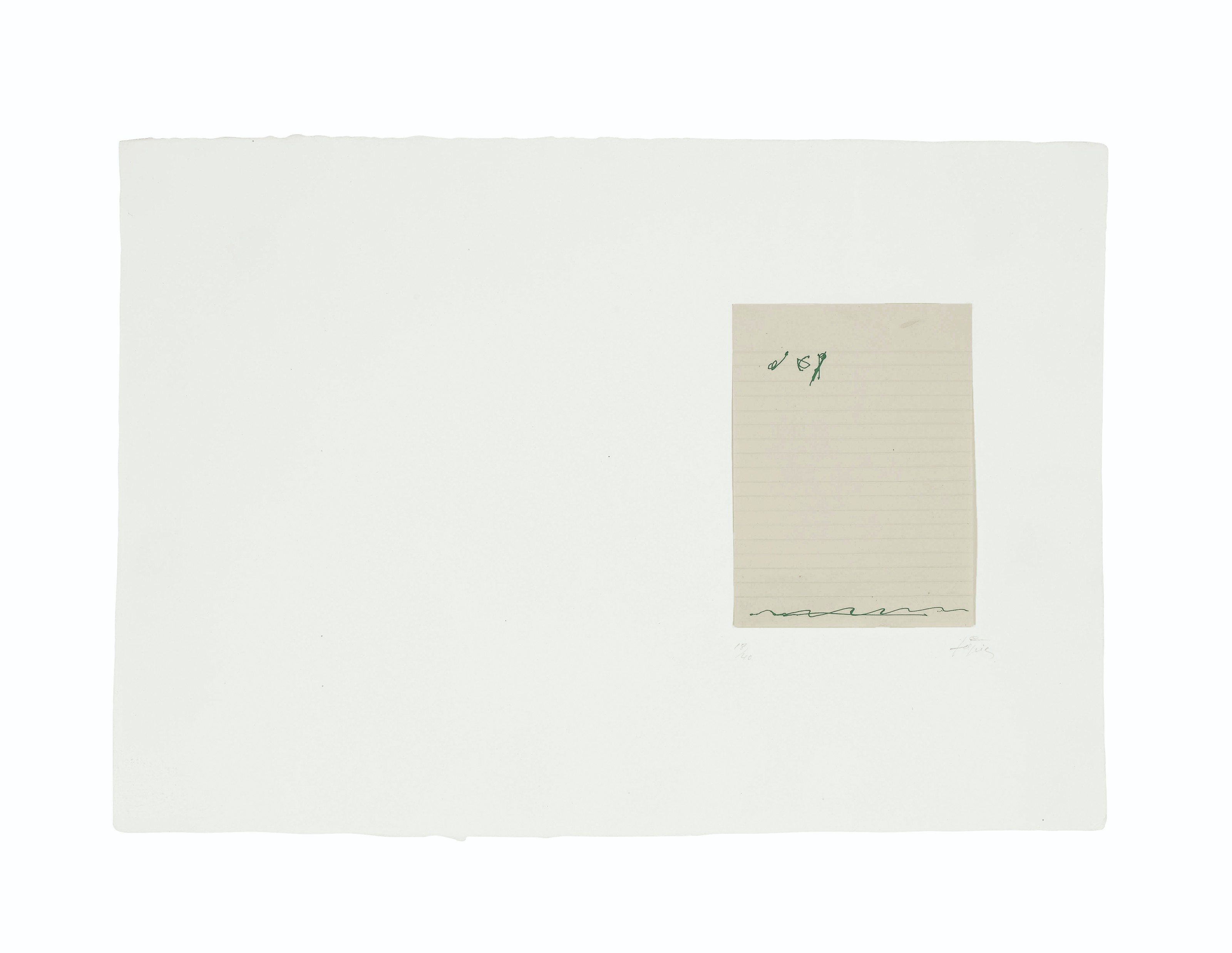 Antoni Tàpies — Эль-па-а-ла-барка : десять тарелок, изображение 5