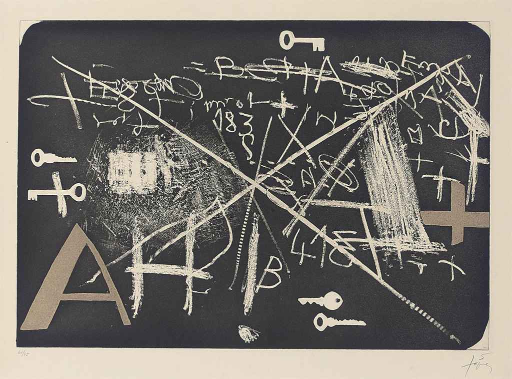 Antoni Tàpies — Эсперит Каталонский II (Гальфетти 392)