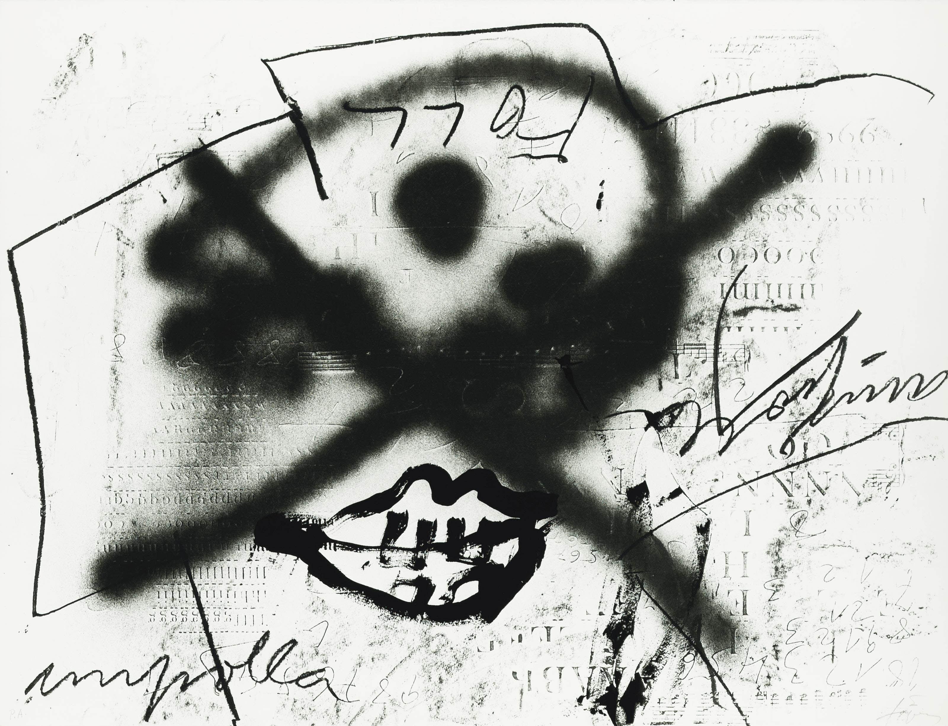 Antoni Tàpies — Варианты музыкальной темы 1 (G. 1142)
