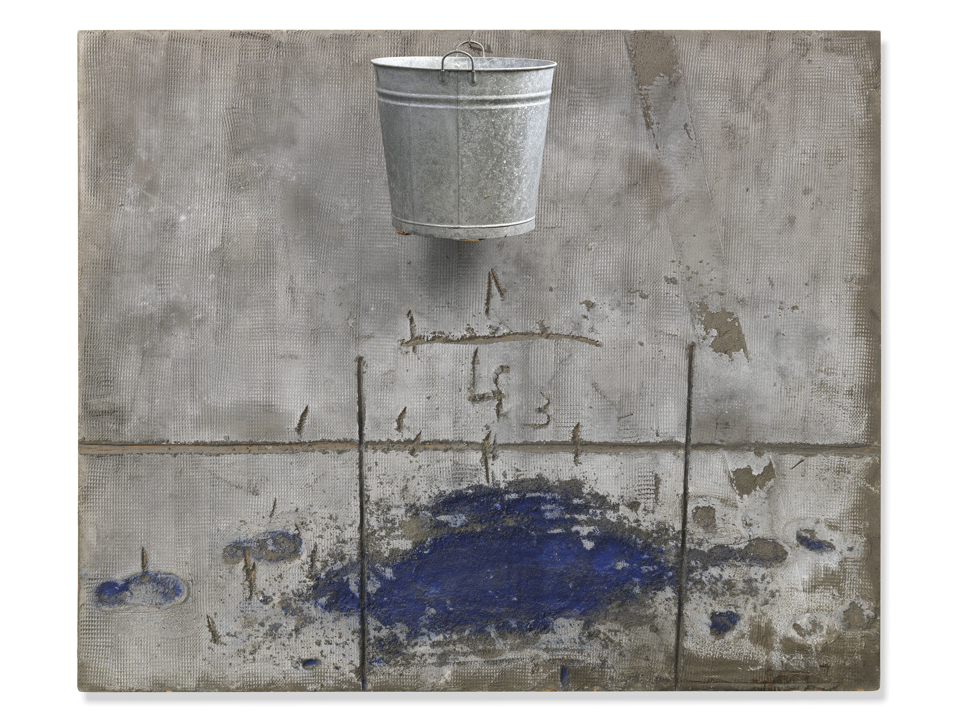 Antoni Tàpies — Картина "Пинтура дель Кубель" (картина с ведром для белья)