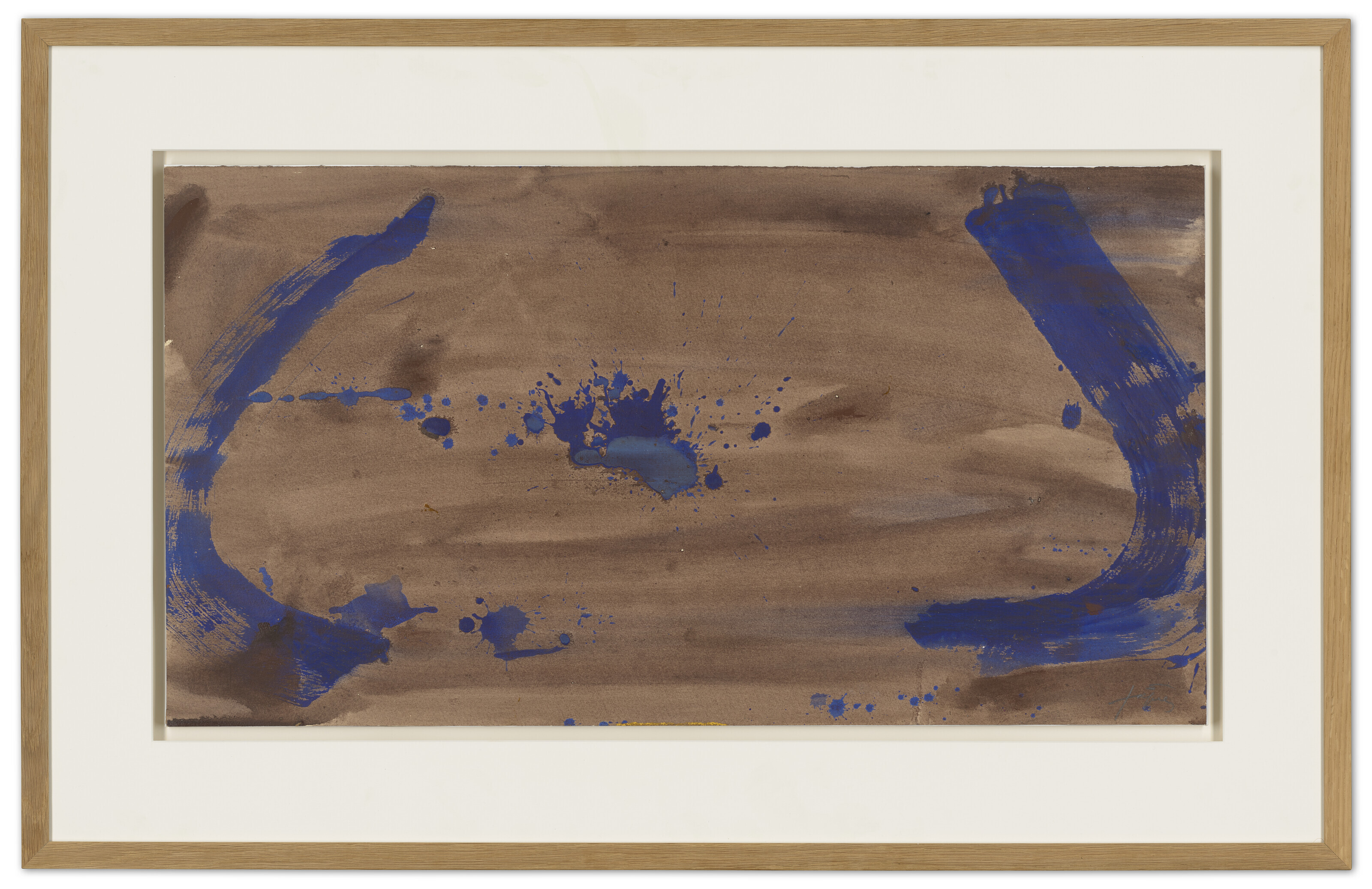 Antoni Tàpies — Синий цвет и скобки, изображение 2