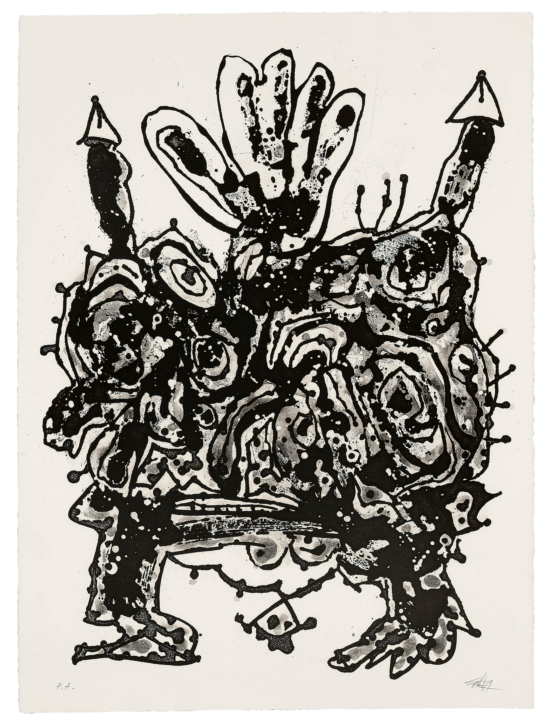 Antonio Saura — Новисауриас, Барселона. Густаво Гили, Южная Каролина, 1969 (Гальфетти 79-83), изображение 5