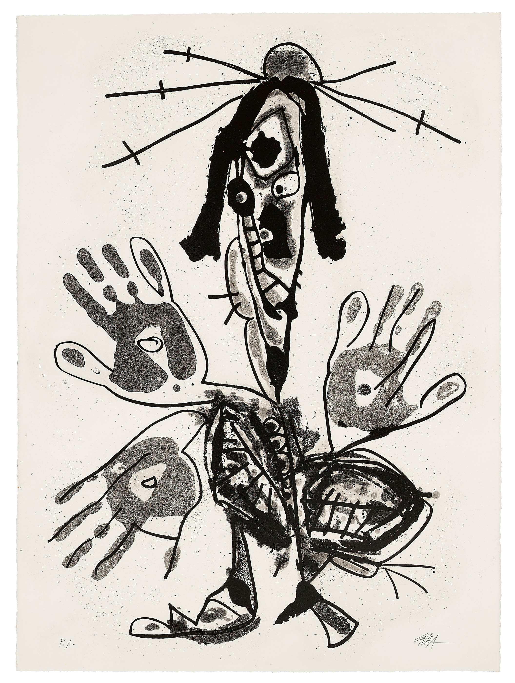 Antonio Saura — Новисауриас, Барселона. Густаво Гили, Южная Каролина, 1969 (Гальфетти 79-83), изображение 6