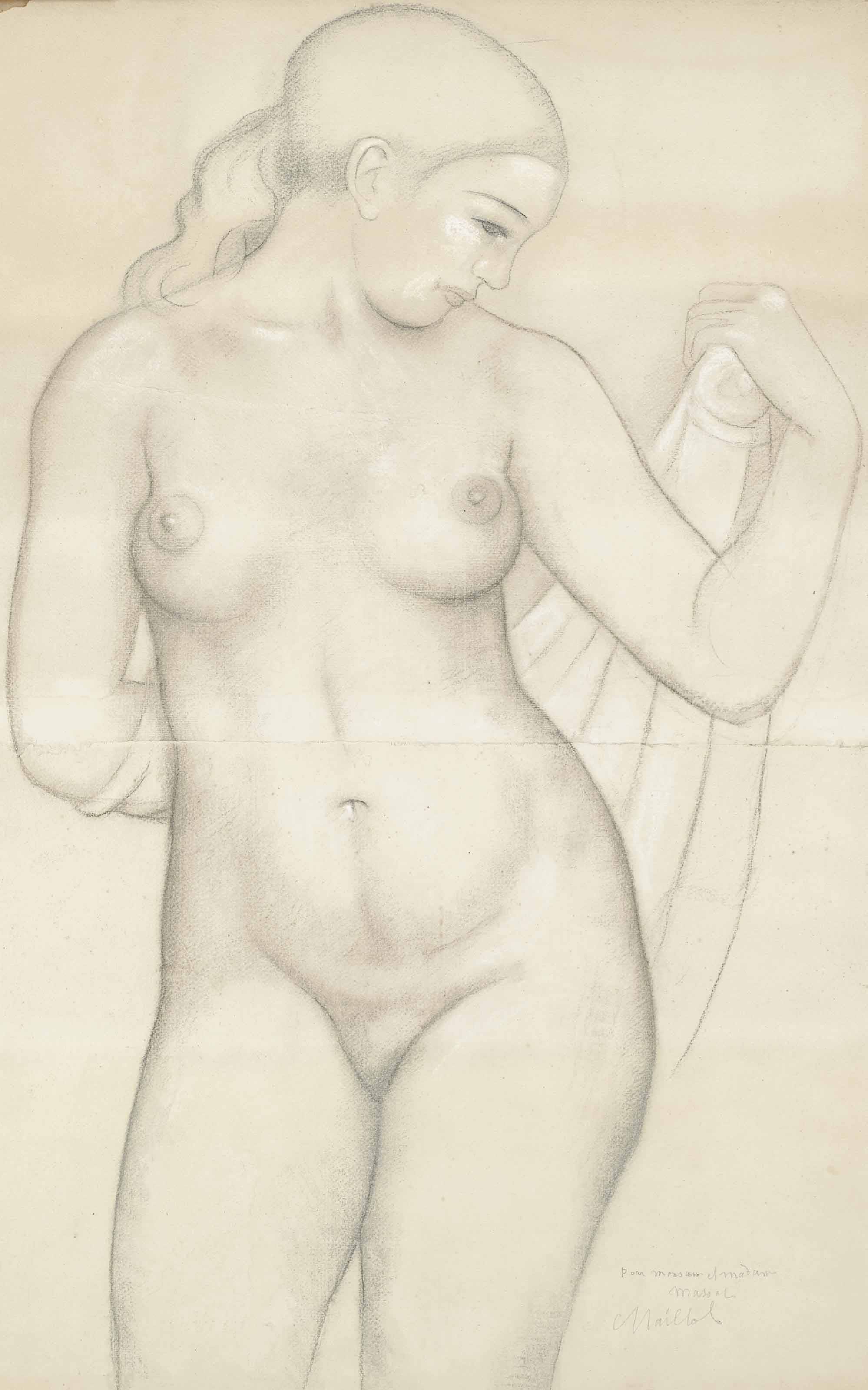Aristide Maillol — Дина де Фейс, этюд для "Гармонии"