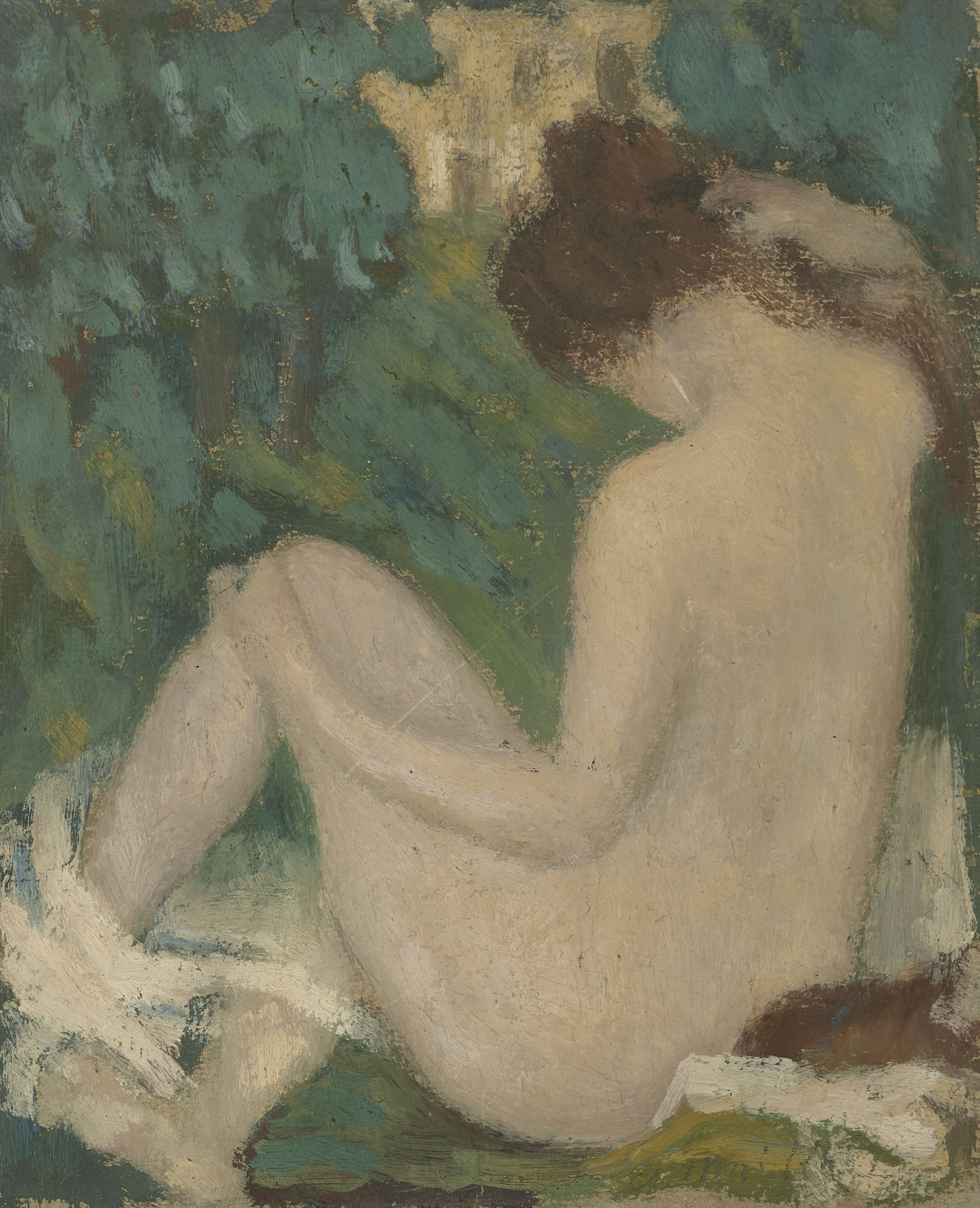 Aristide Maillol — Ну, ассис (спереди), картонная коробка для выпечки (сзади), изображение 2