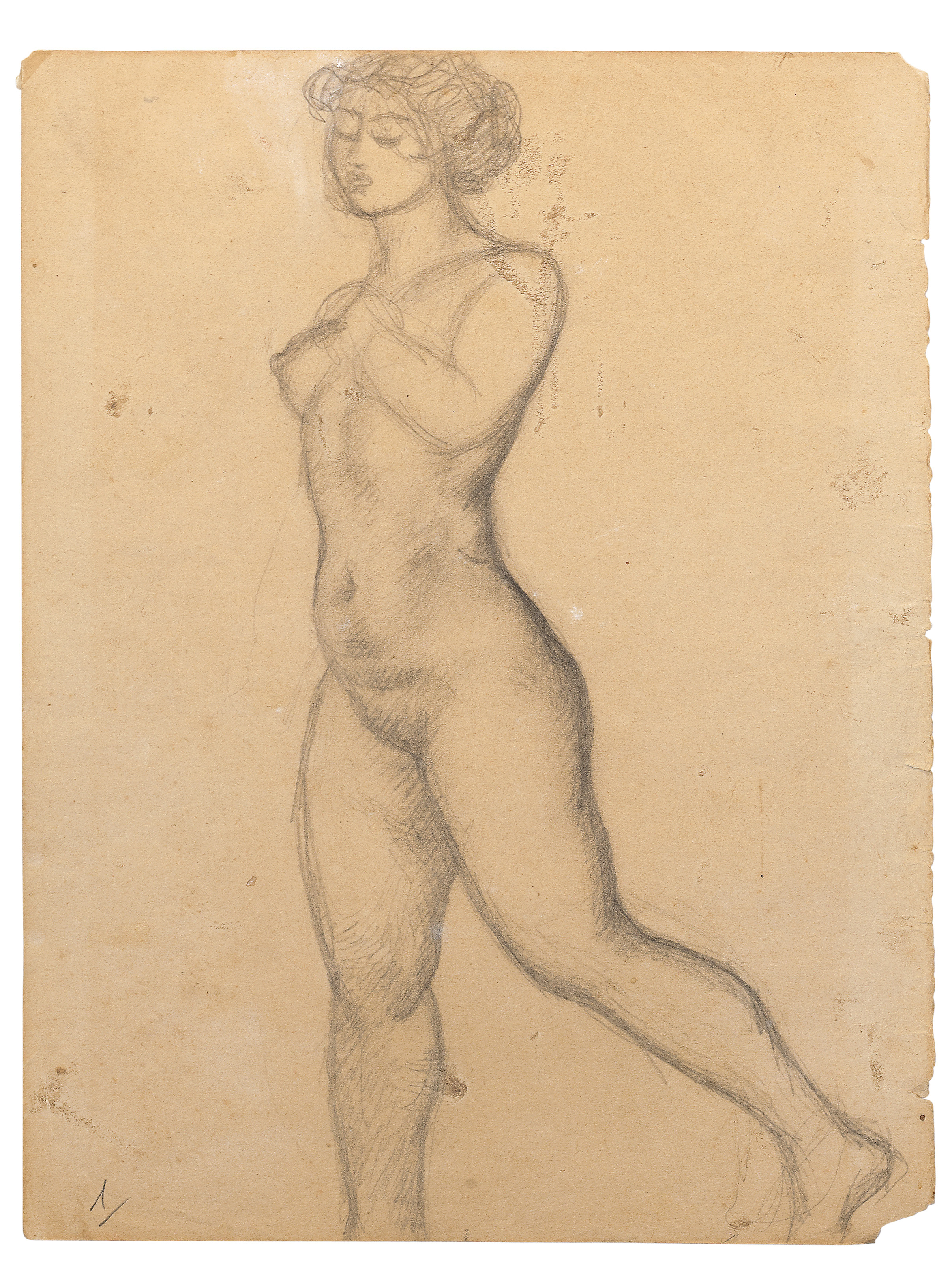 Aristide Maillol — Молодая женщина (задом наперед) ; молодая дебютантка (задом наперед), изображение 2