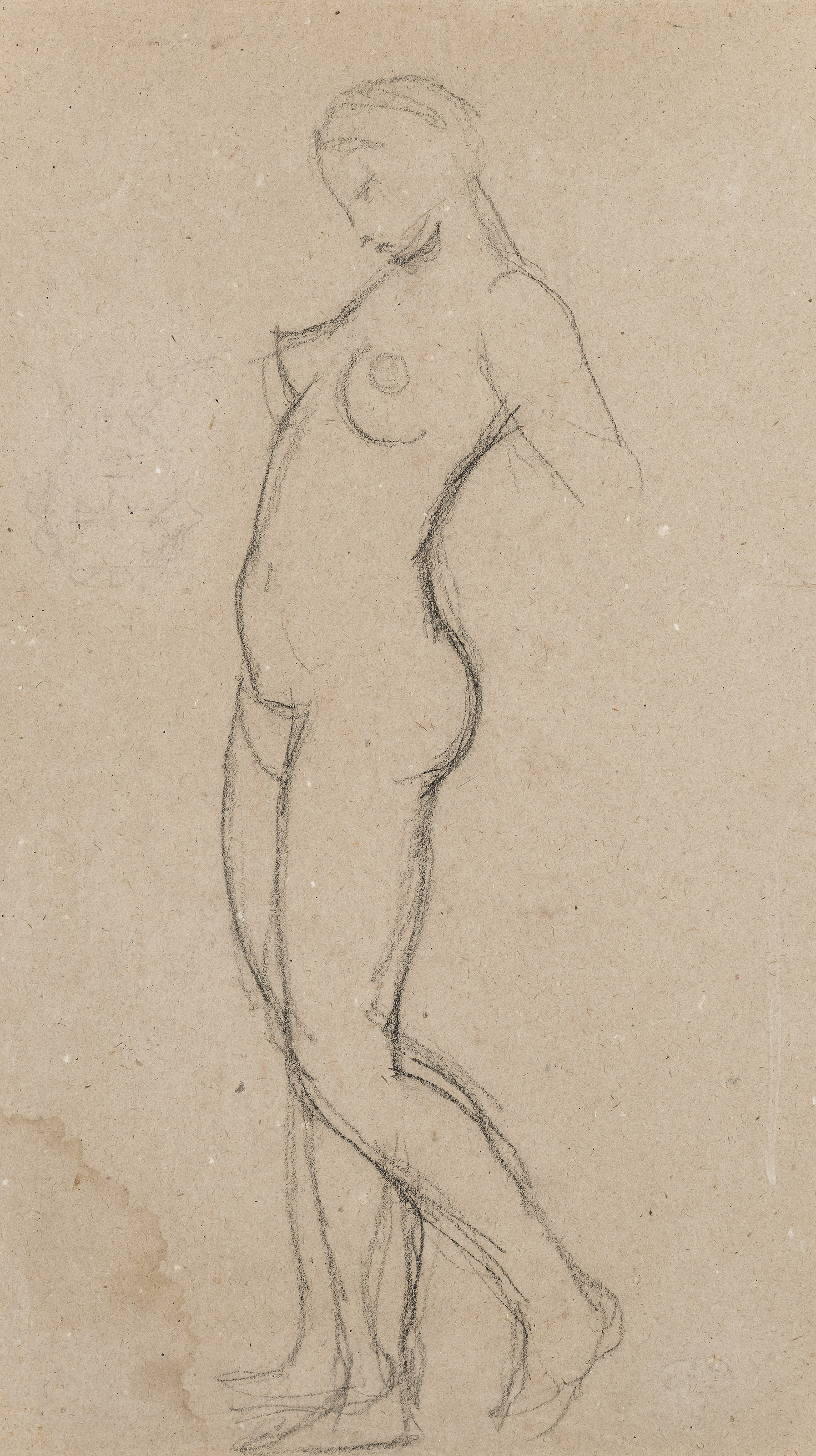 Aristide Maillol — Весь профиль (спереди) ; Новый дебют женщины (сзади)