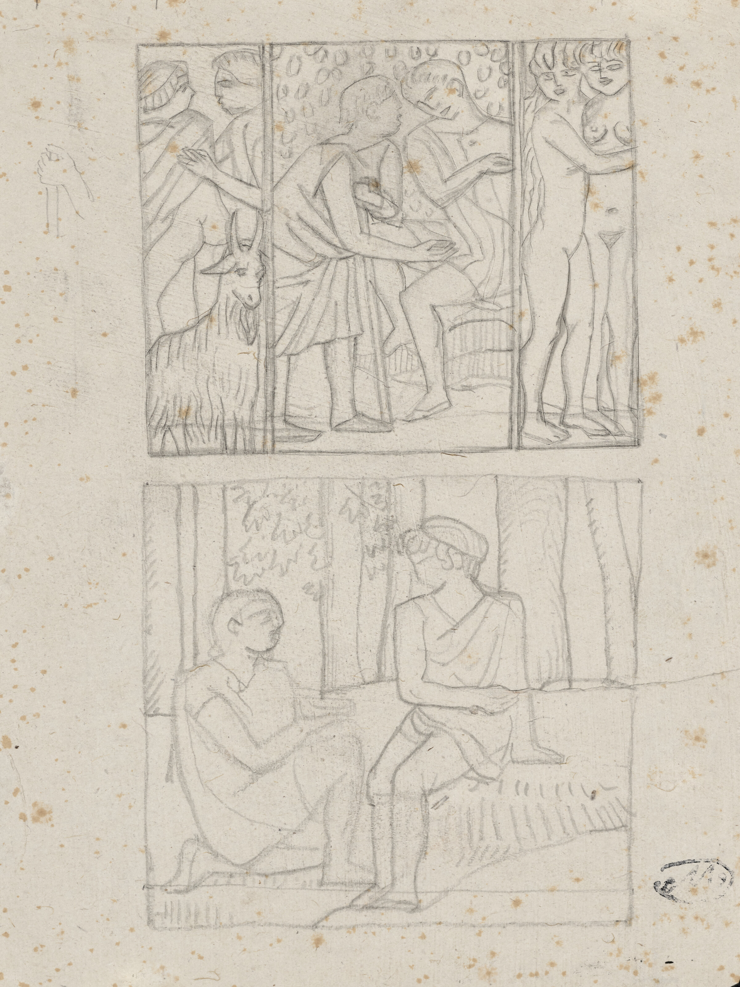 Aristide Maillol — Сборник двух сцен пасторальных произведений о буколиках Вергилия