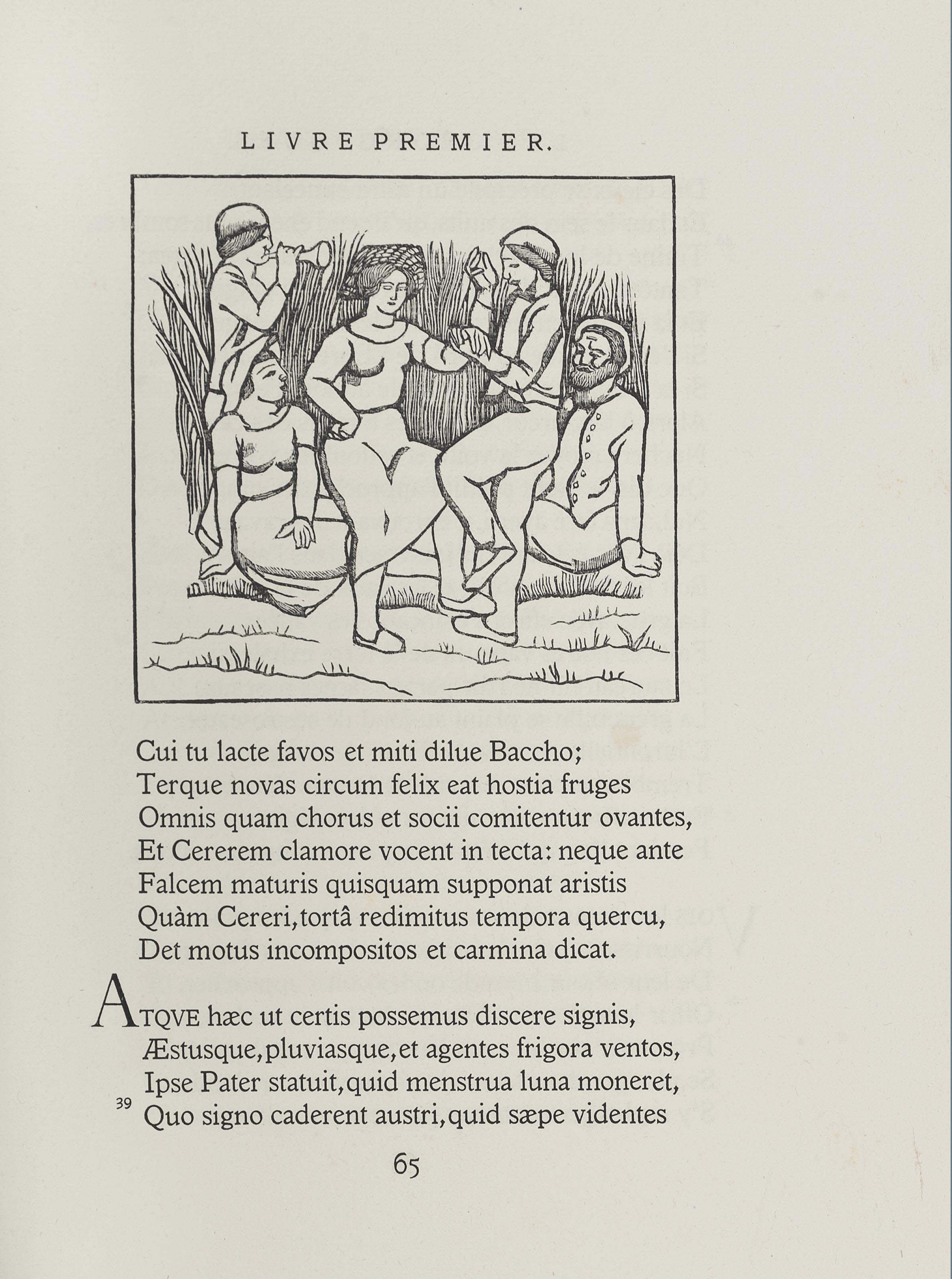 Aristide Maillol — "Бдение Георг", латинский текст и французская версия, аббата Жака Делиля, "Гравюры в лесу Аристида Майоля", под редакцией Филиппа Гонена, Париж, том II. I и II (Герен 159-215)
