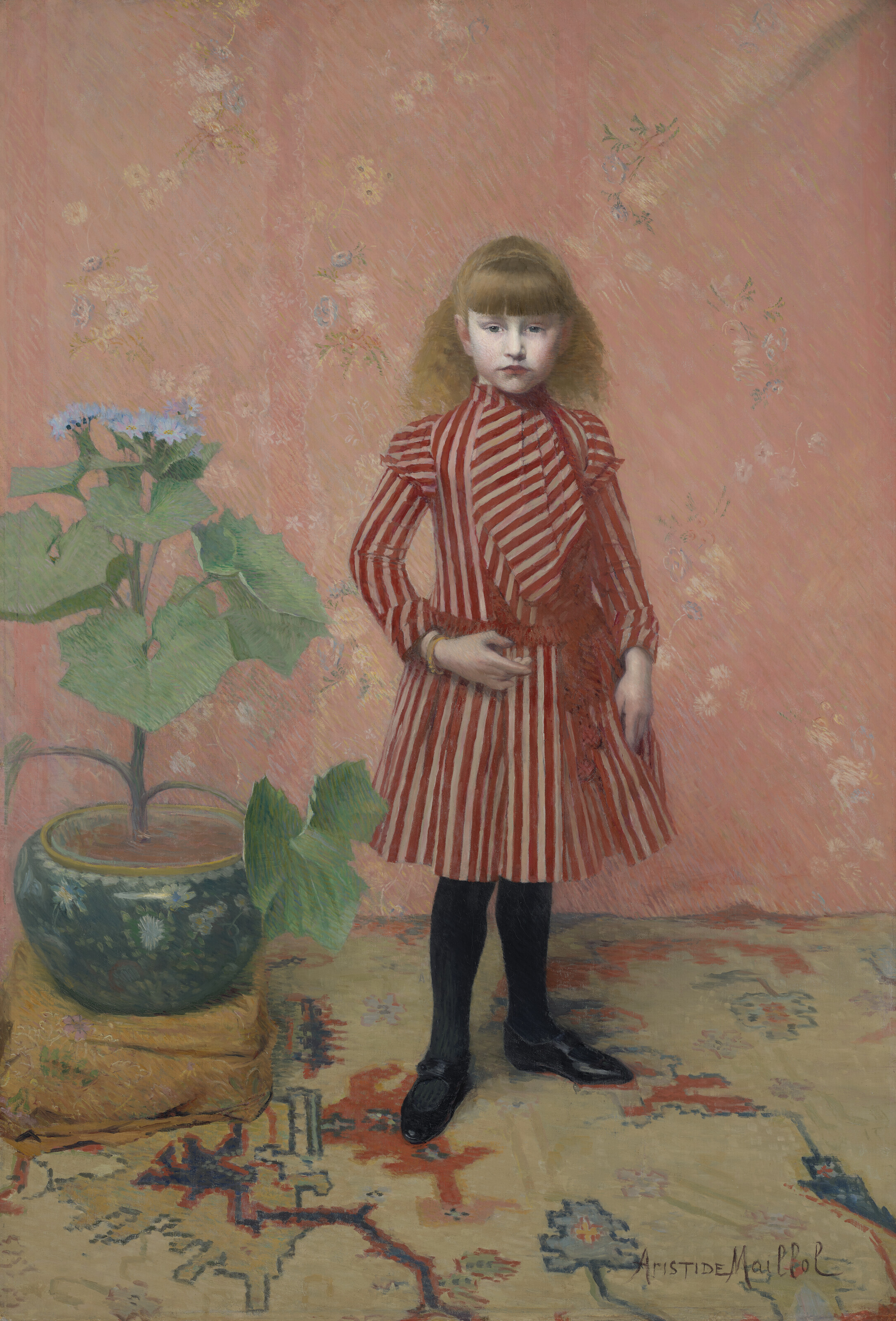 Aristide Maillol — Портрет мадемуазель Жанны Фарай