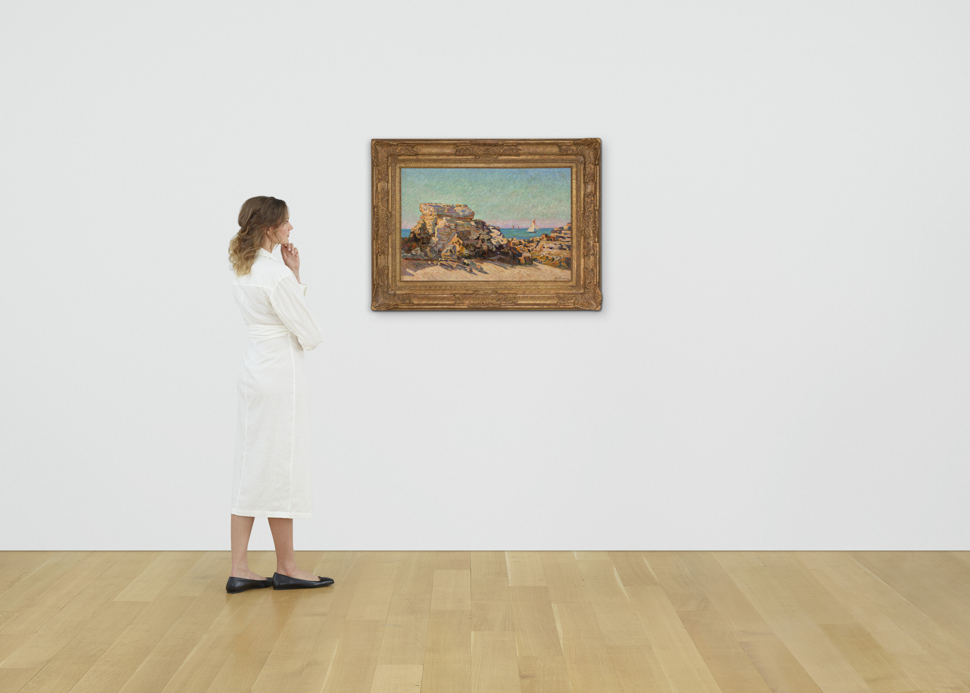 Armand Guillaumin — Ле-роше-дю-Платен в Сен-Пале, изображение 5
