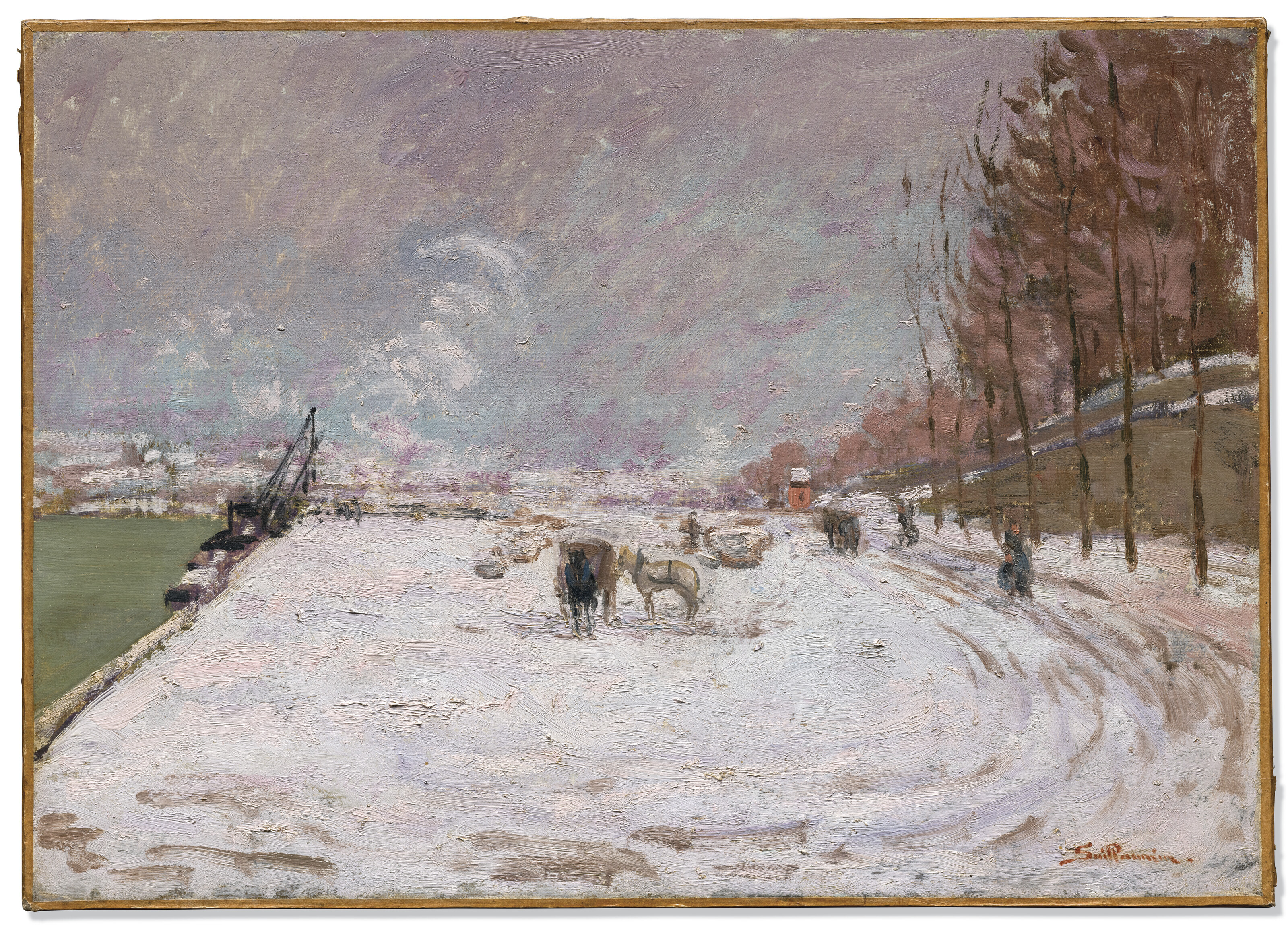 Armand Guillaumin — Набережная Сен-Бернар-су-ла-Неж, Париж, изображение 3