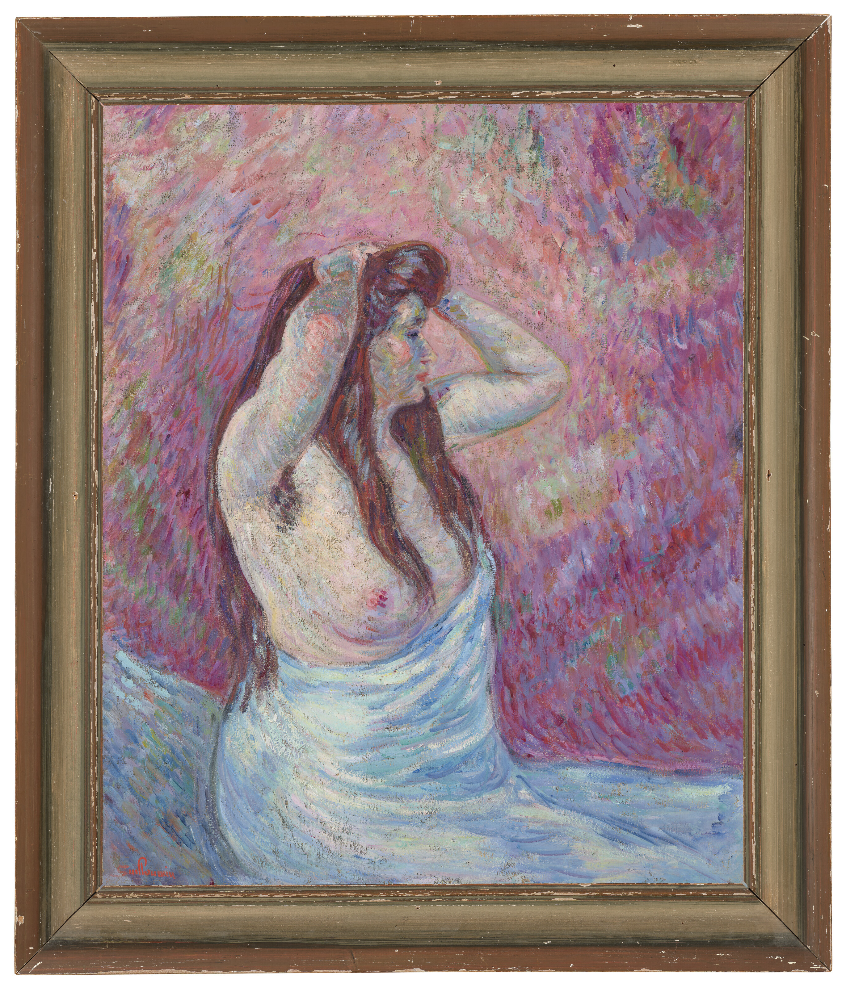 Armand Guillaumin — Молодая женщина в новом платье, изображение 4