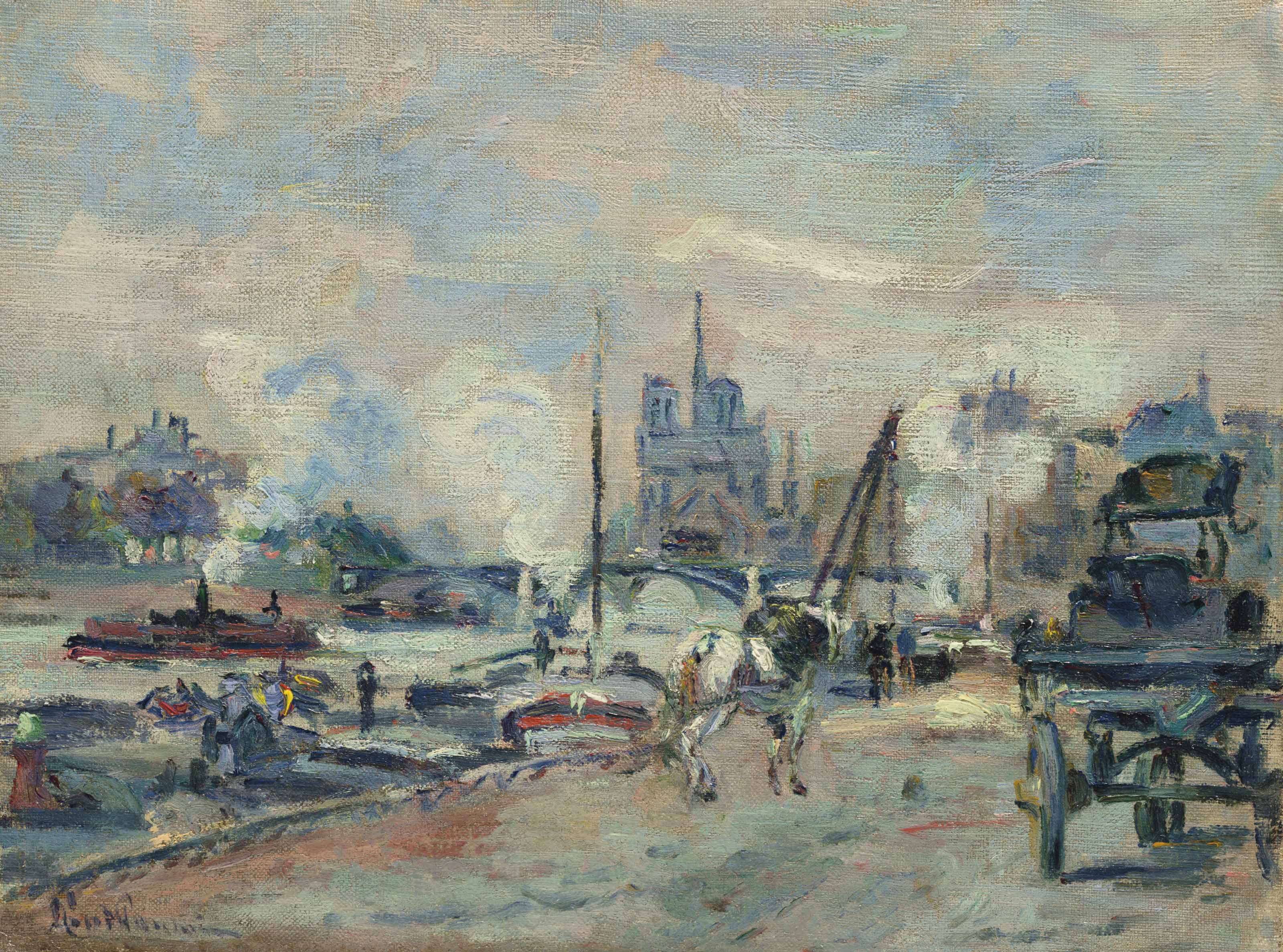 Armand Guillaumin — Собор Парижской Богоматери на набережной