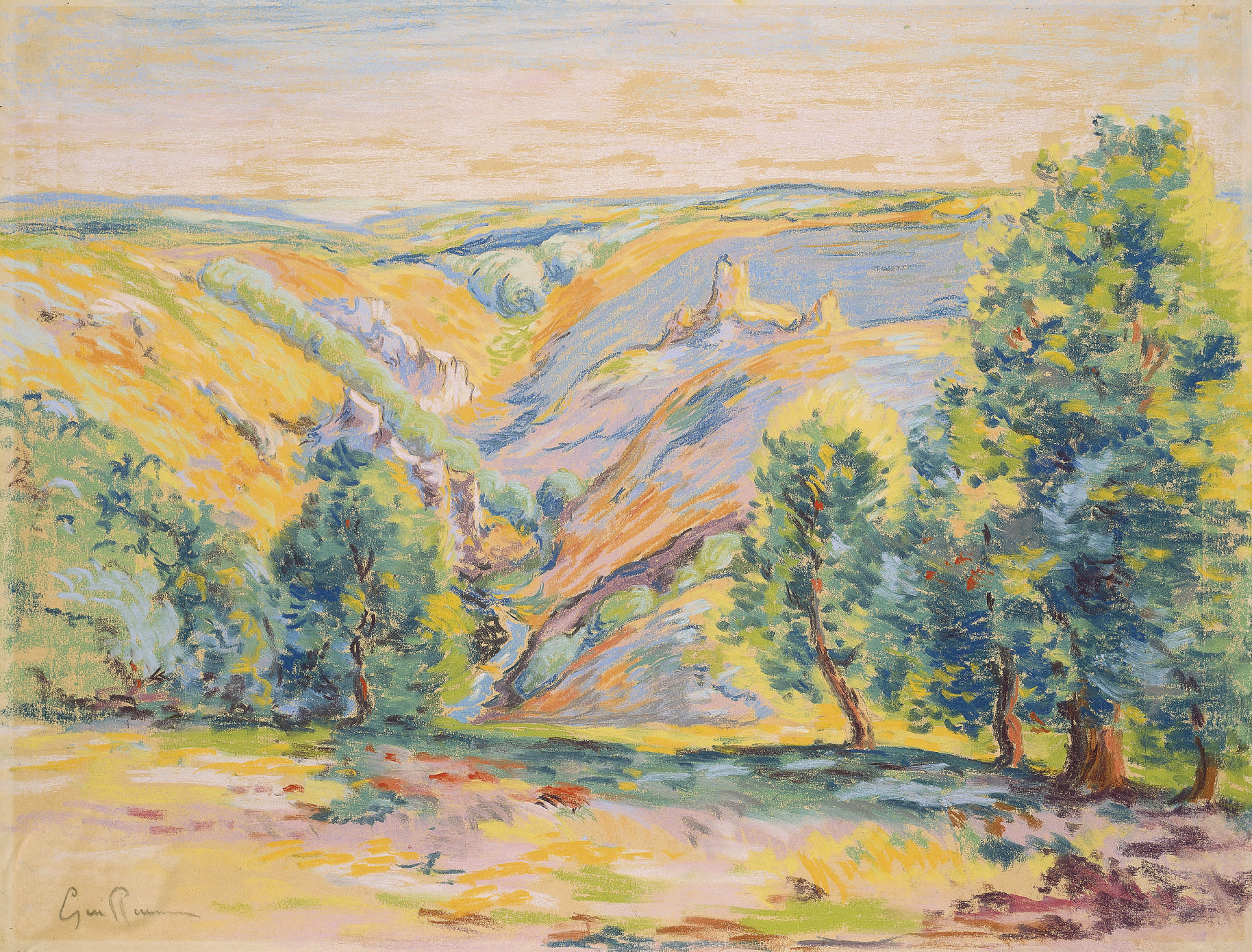 Armand Guillaumin — Рош-руж по-старинному